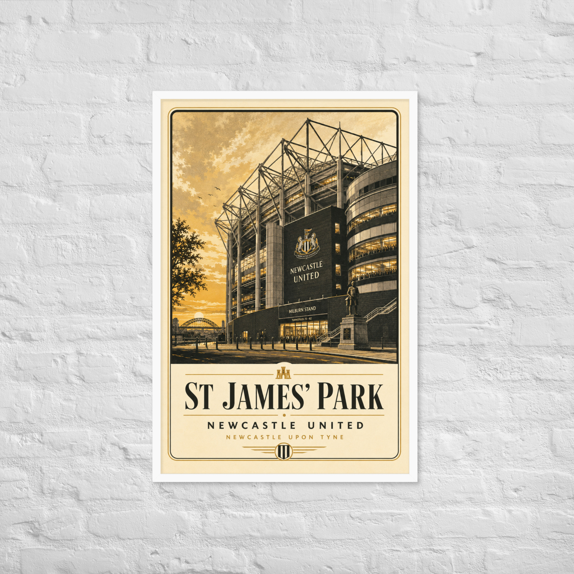 St James’ Park Newcastle Framed Poster | Newcastle Football Stadium Wall Art | NUFC Fan Gift - Image 18