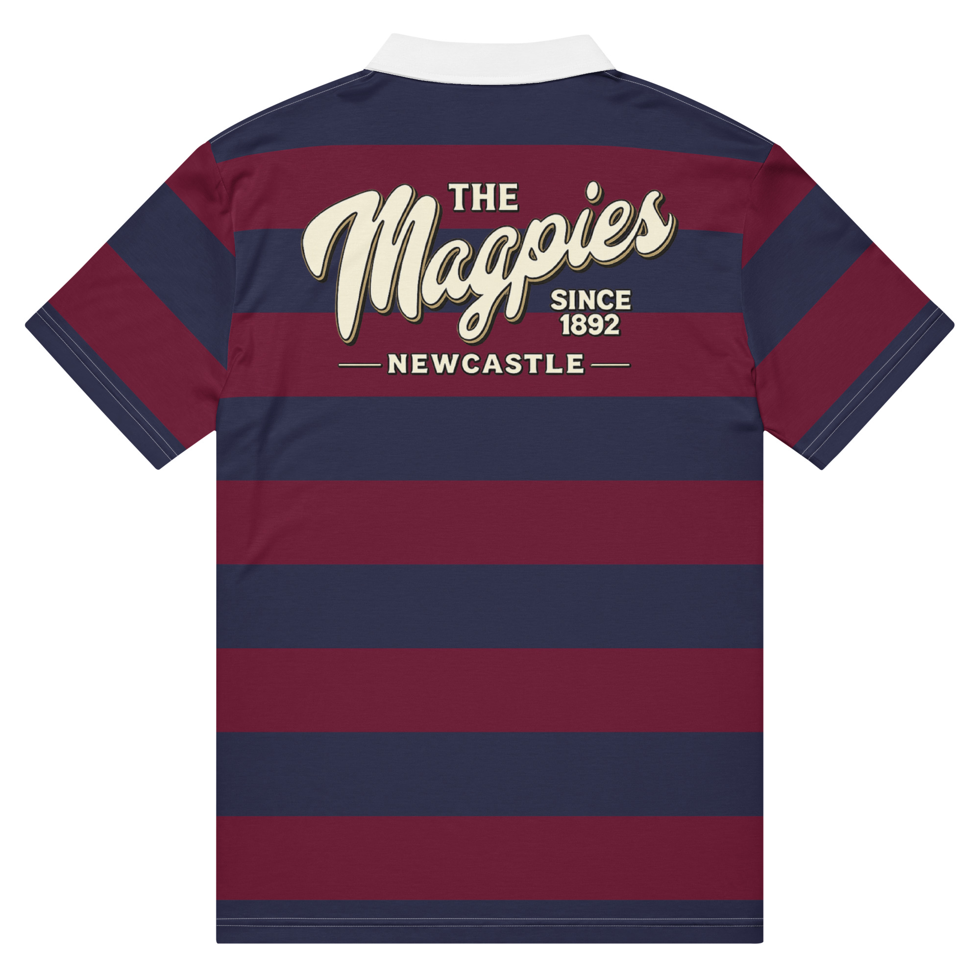 Newcastle The Magpies Brown Ale Men’s Slim Fit Polo Shirt - Image 8