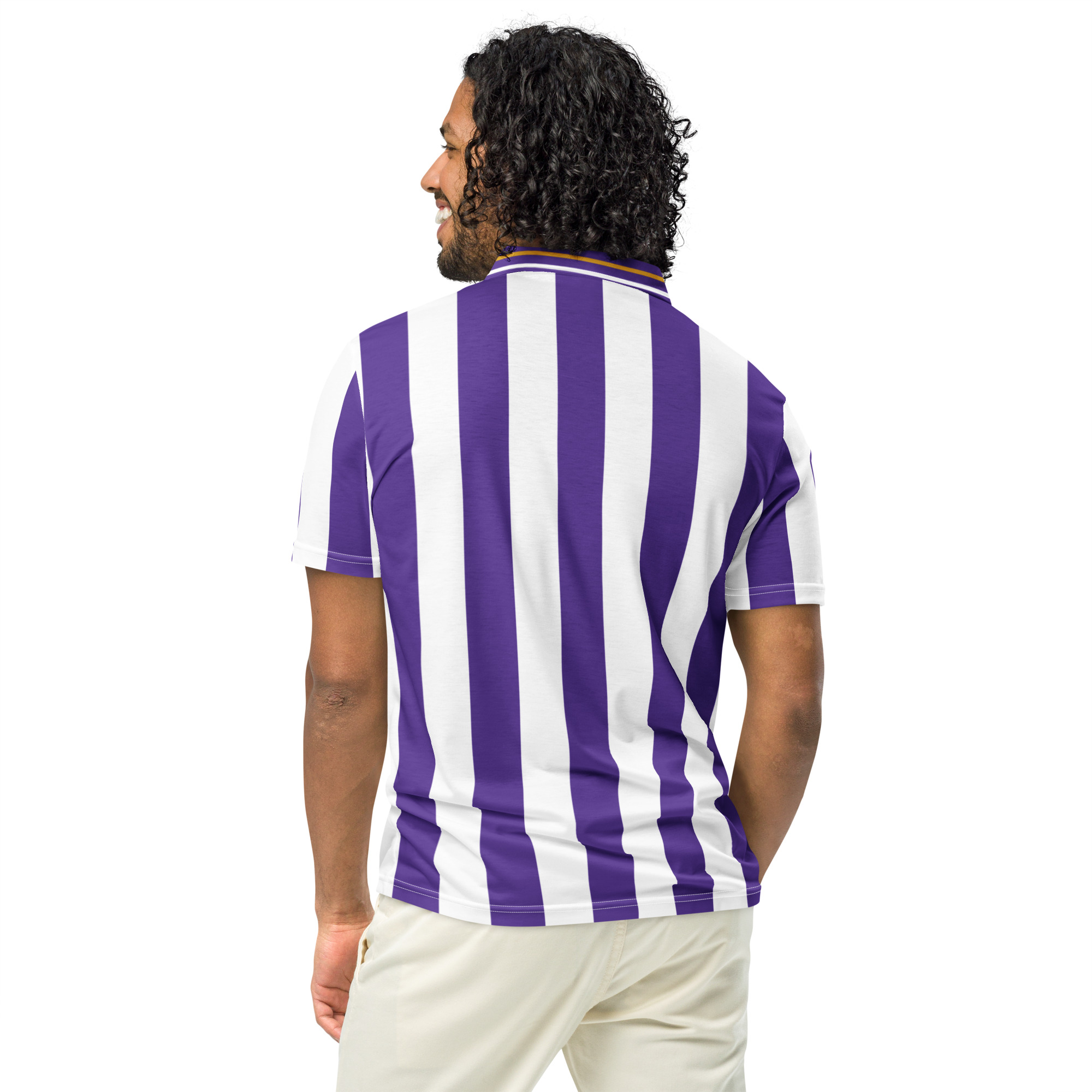 Anderlecht Slim Fit Polo | Anderlecht Purple & White Football Fan Shirt - Image 12
