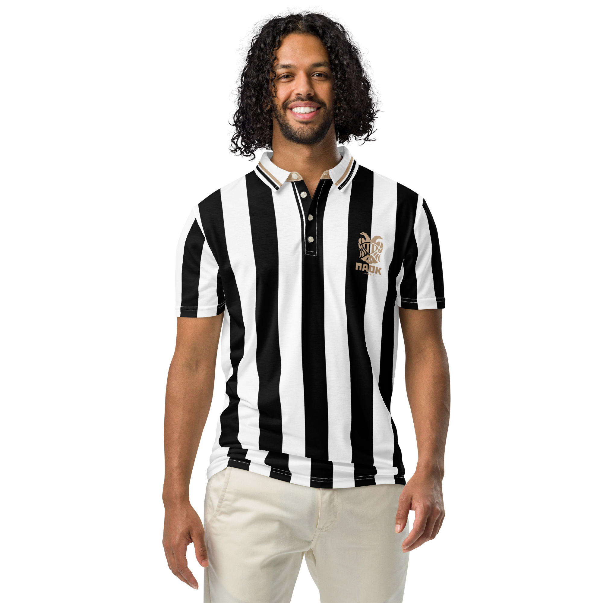 PAOK Salonika Slim Fit Polo Shirt | PAOK Football Fan Polo