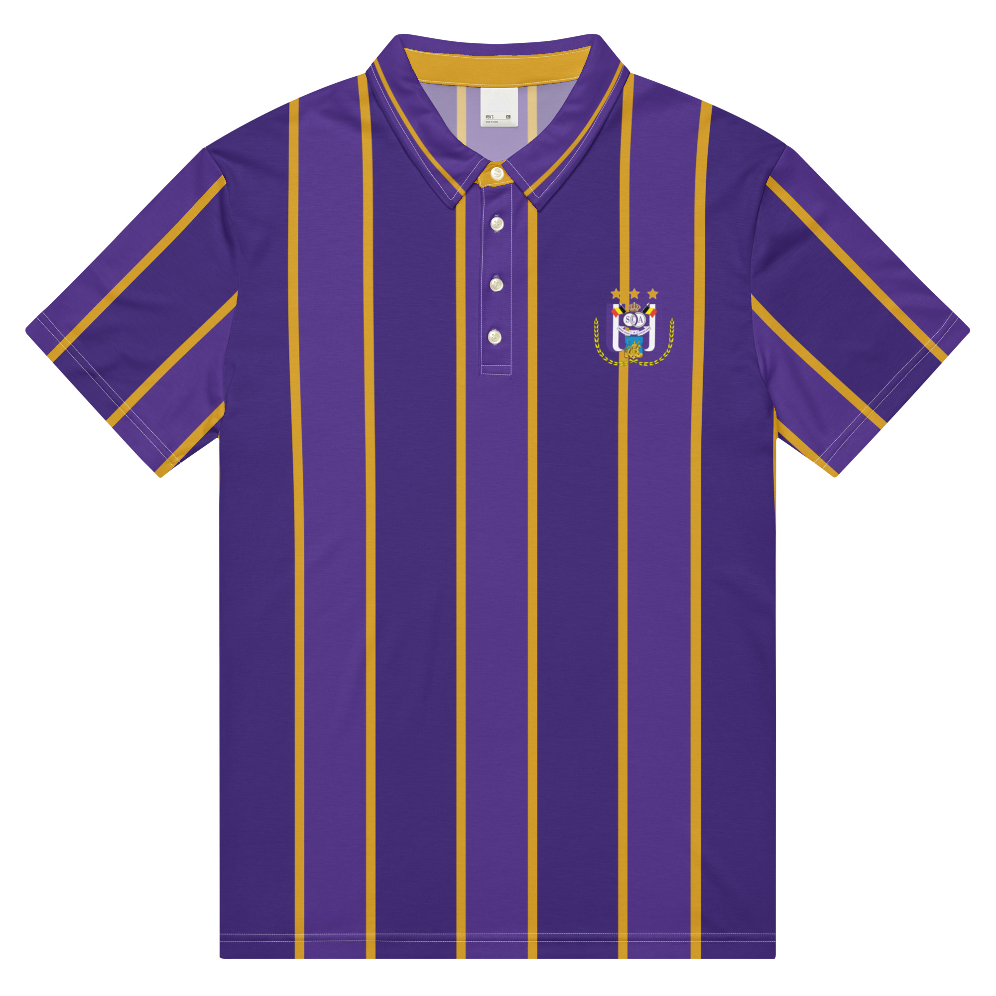 Anderlecht Slim Fit Polo | Anderlecht Fan Shirt - Image 6