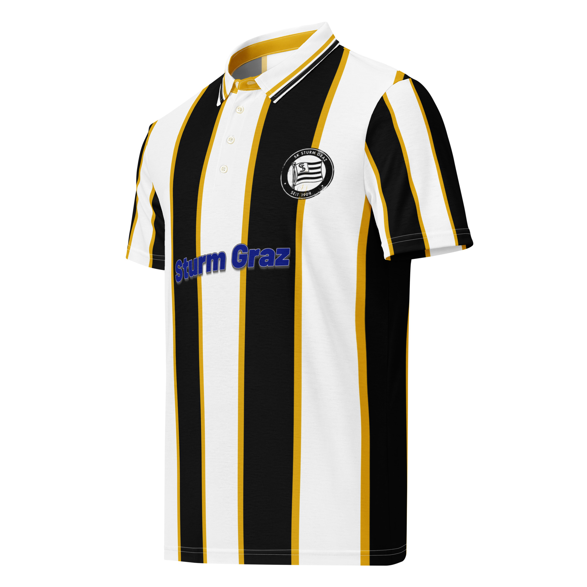 SK Sturm Graz Men’s Slim Fit Polo Shirt | Football Fan Polo - Image 5