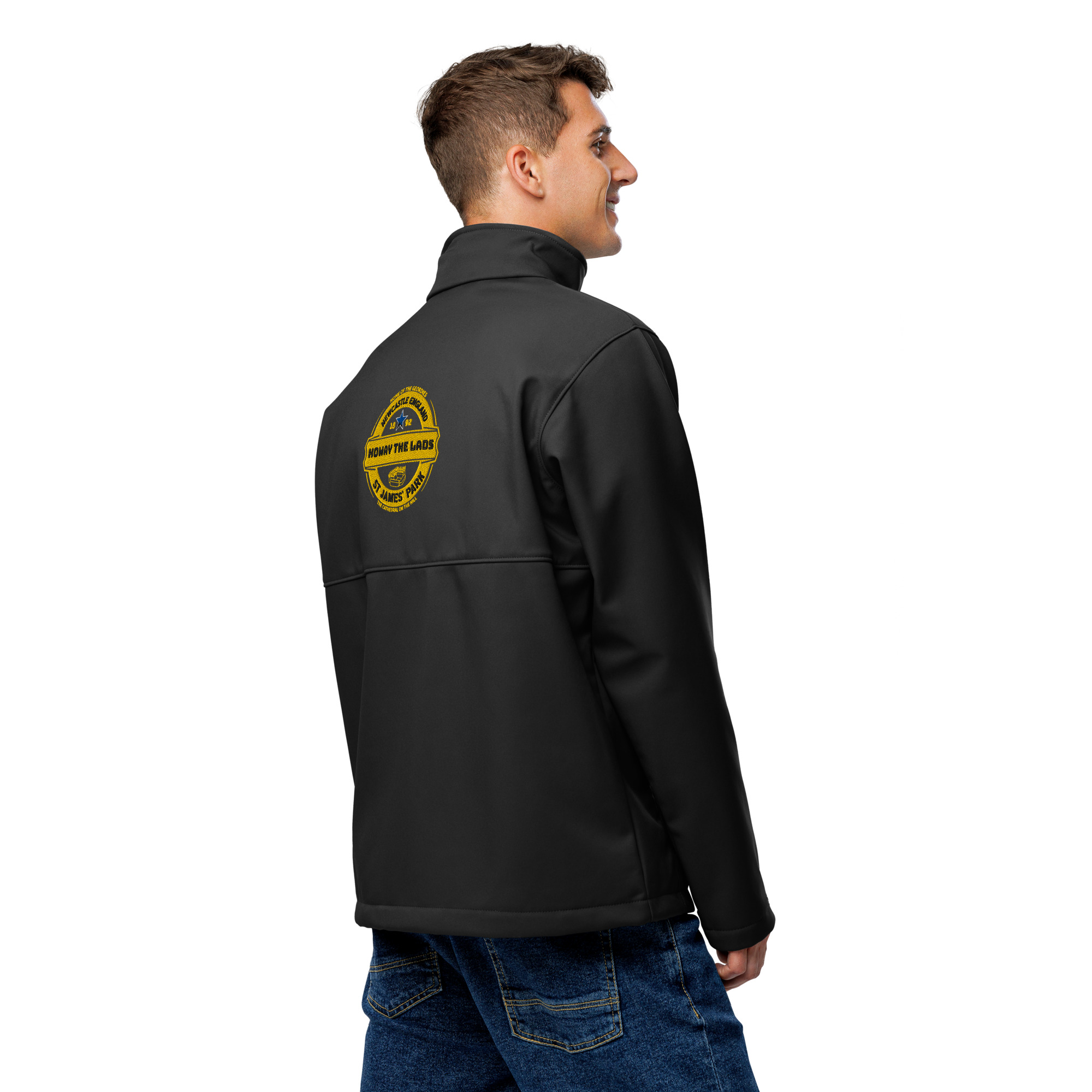Newcastle Men's Columbia Soft Shell Jacket | Newcastle United Fan Jacket - Image 6