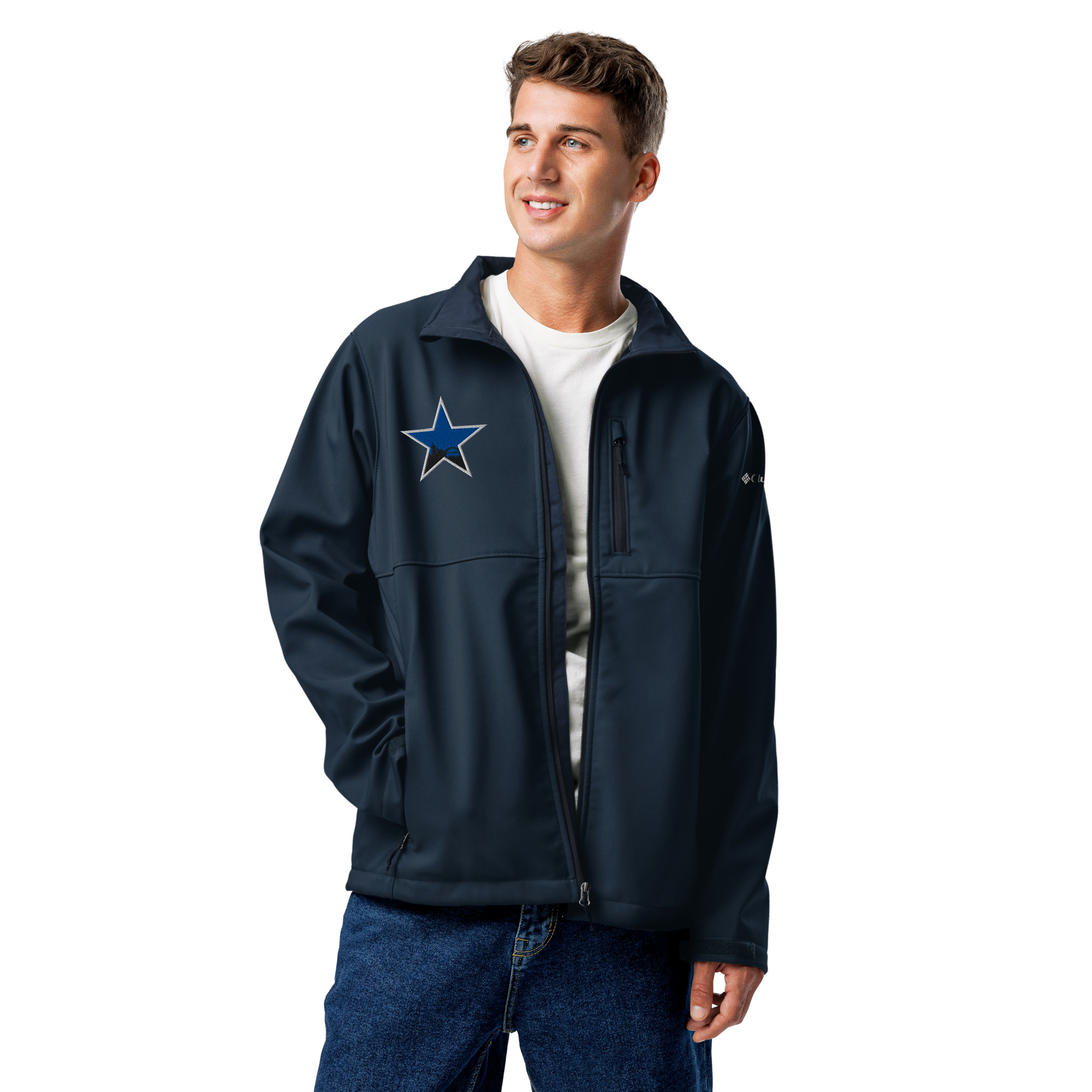 Newcastle Men's Columbia Soft Shell Jacket | Newcastle United Fan Jacket - Image 10
