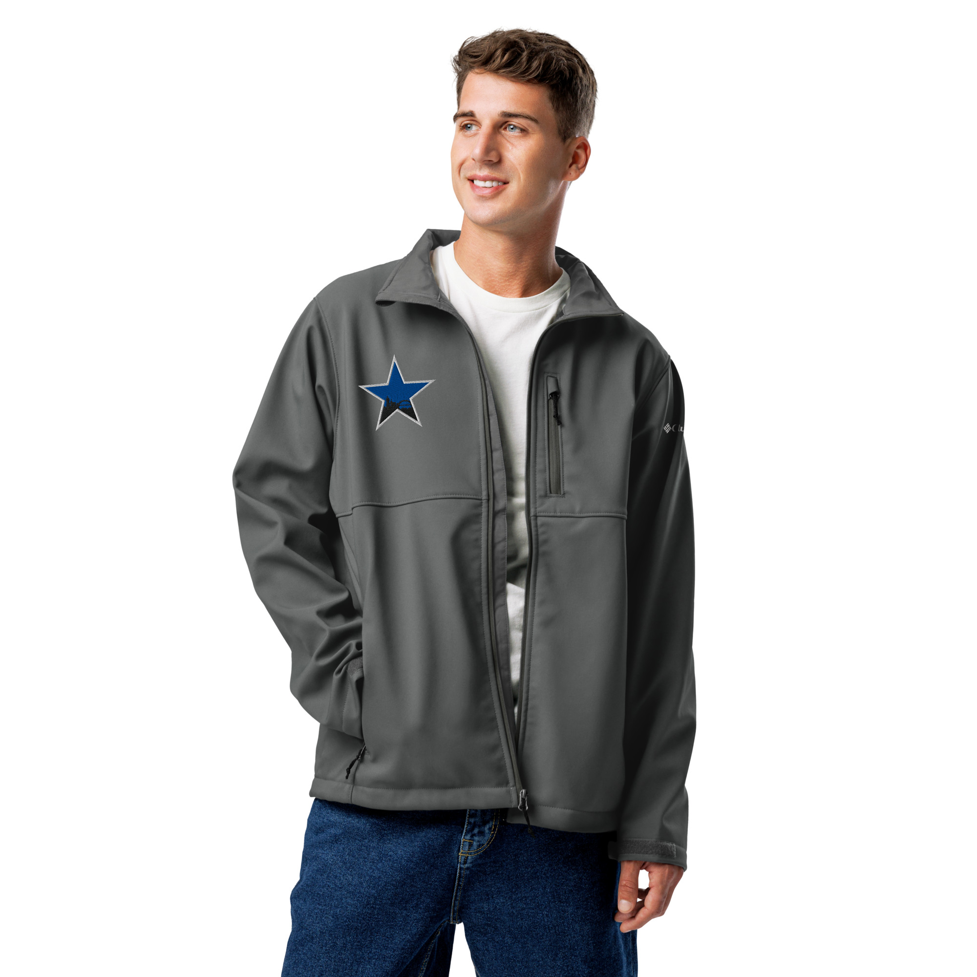 Newcastle Men's Columbia Soft Shell Jacket | Newcastle United Fan Jacket - Image 14