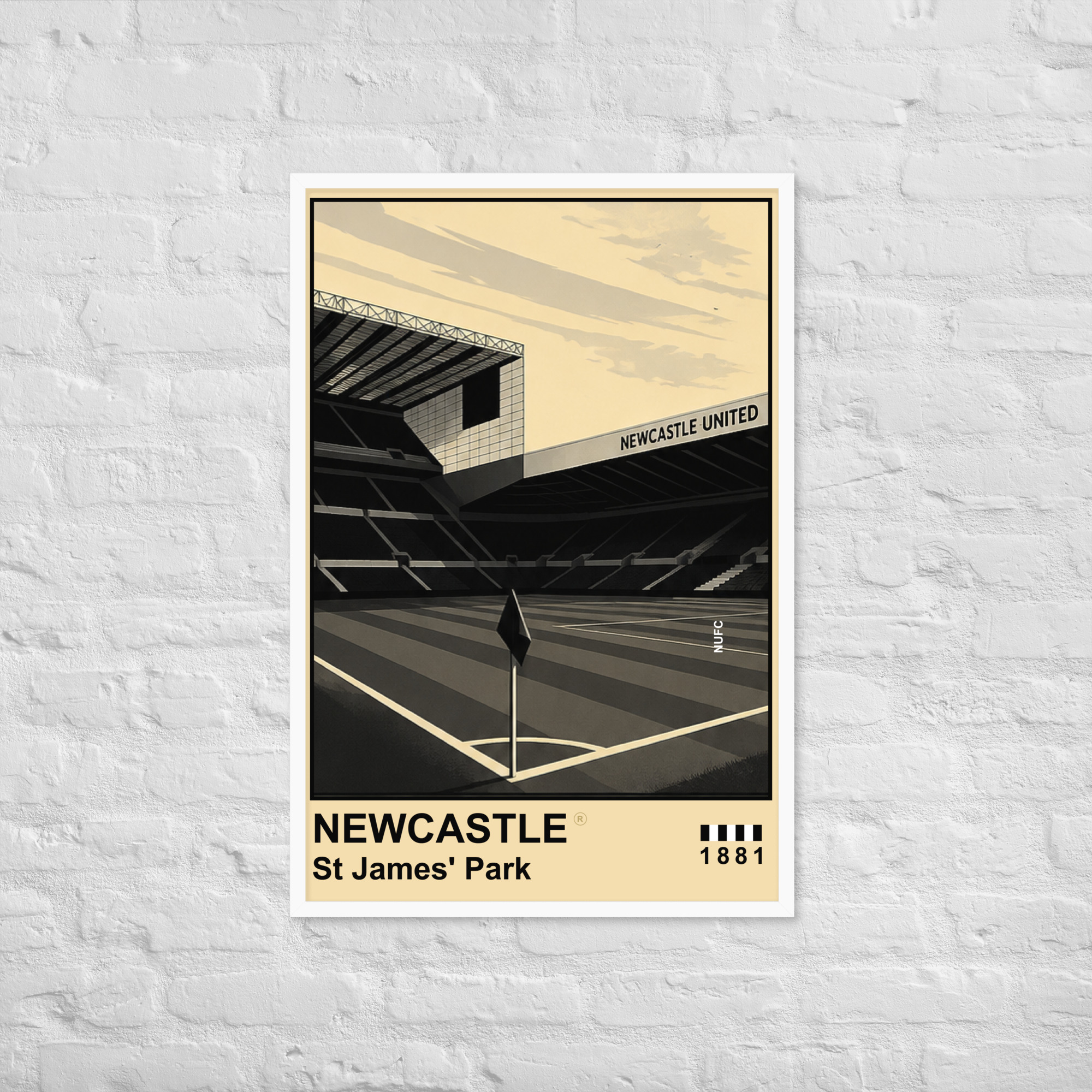 Newcastle St James Park Framed Photo Paper Poster | Newcastle United Football Wall Art - Image 3