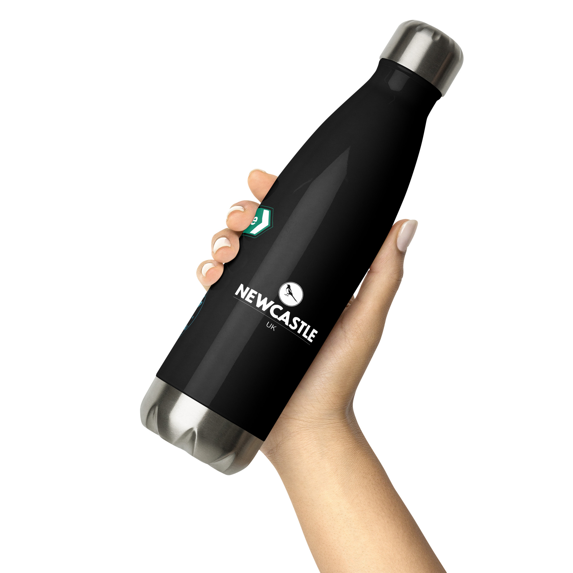 Newcastle Stainless Steel Water Bottle | Magpies Football Fan Bottle - Image 4