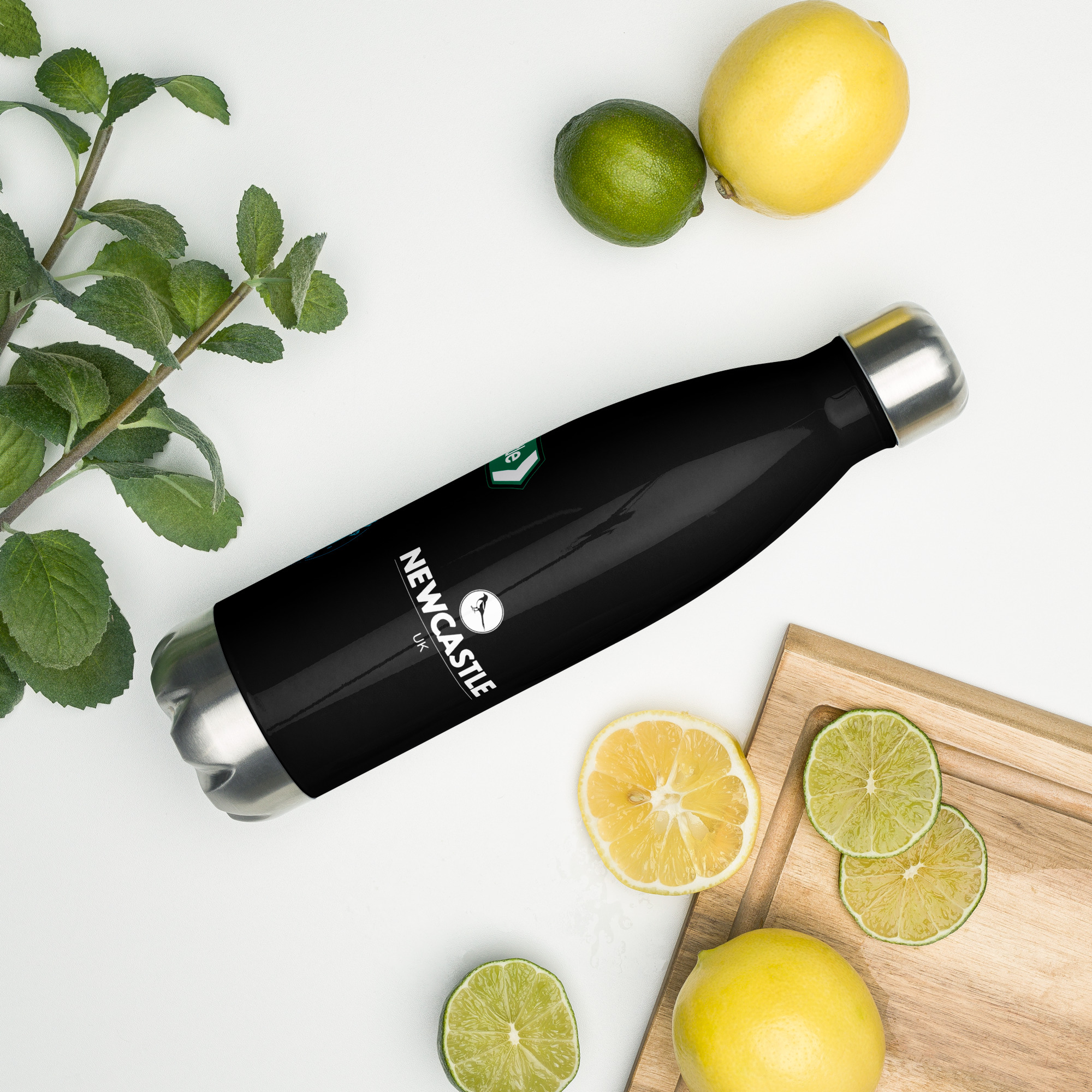 Newcastle Stainless Steel Water Bottle | Magpies Football Fan Bottle - Image 7