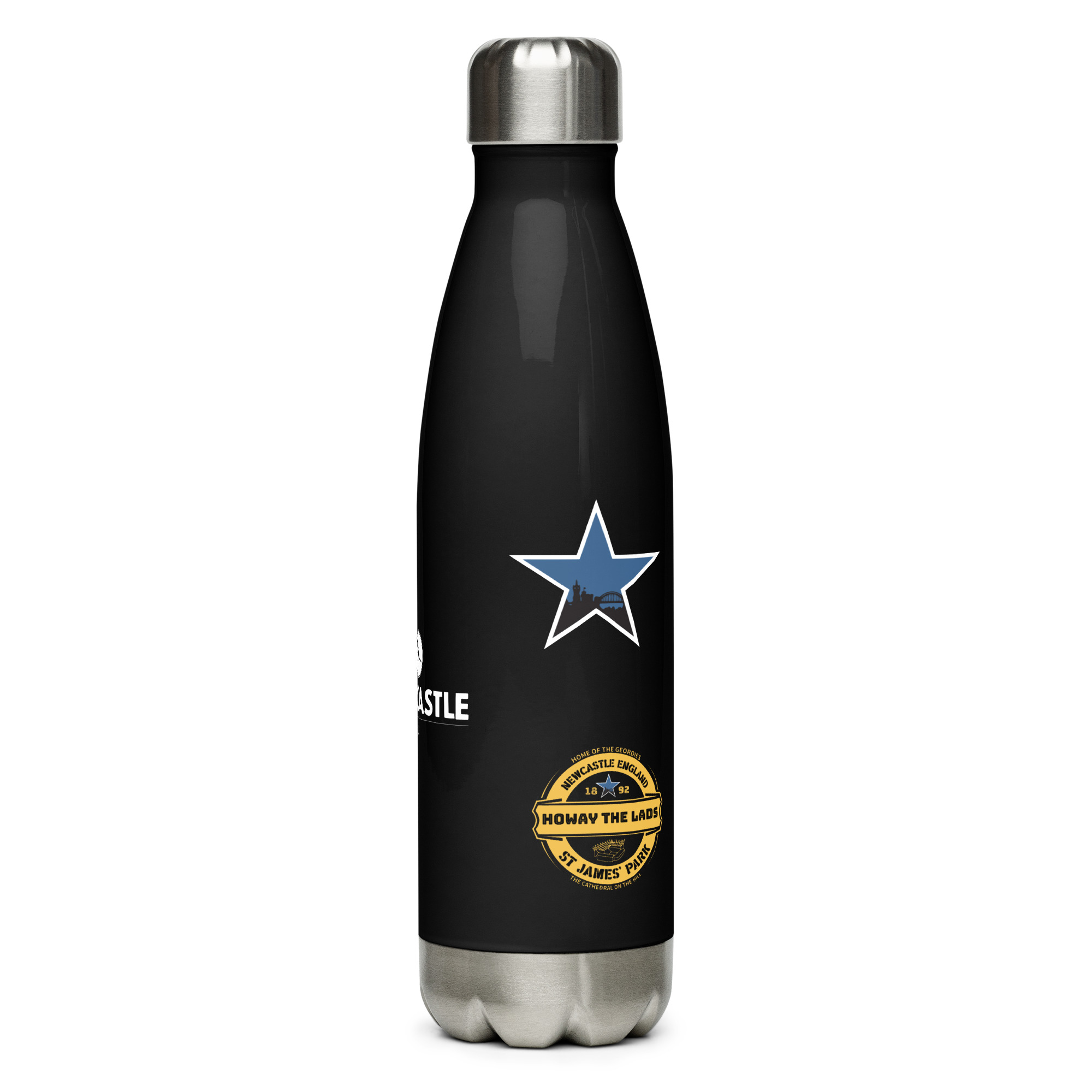 Newcastle Stainless Steel Water Bottle | Magpies Football Fan Bottle - Image 9