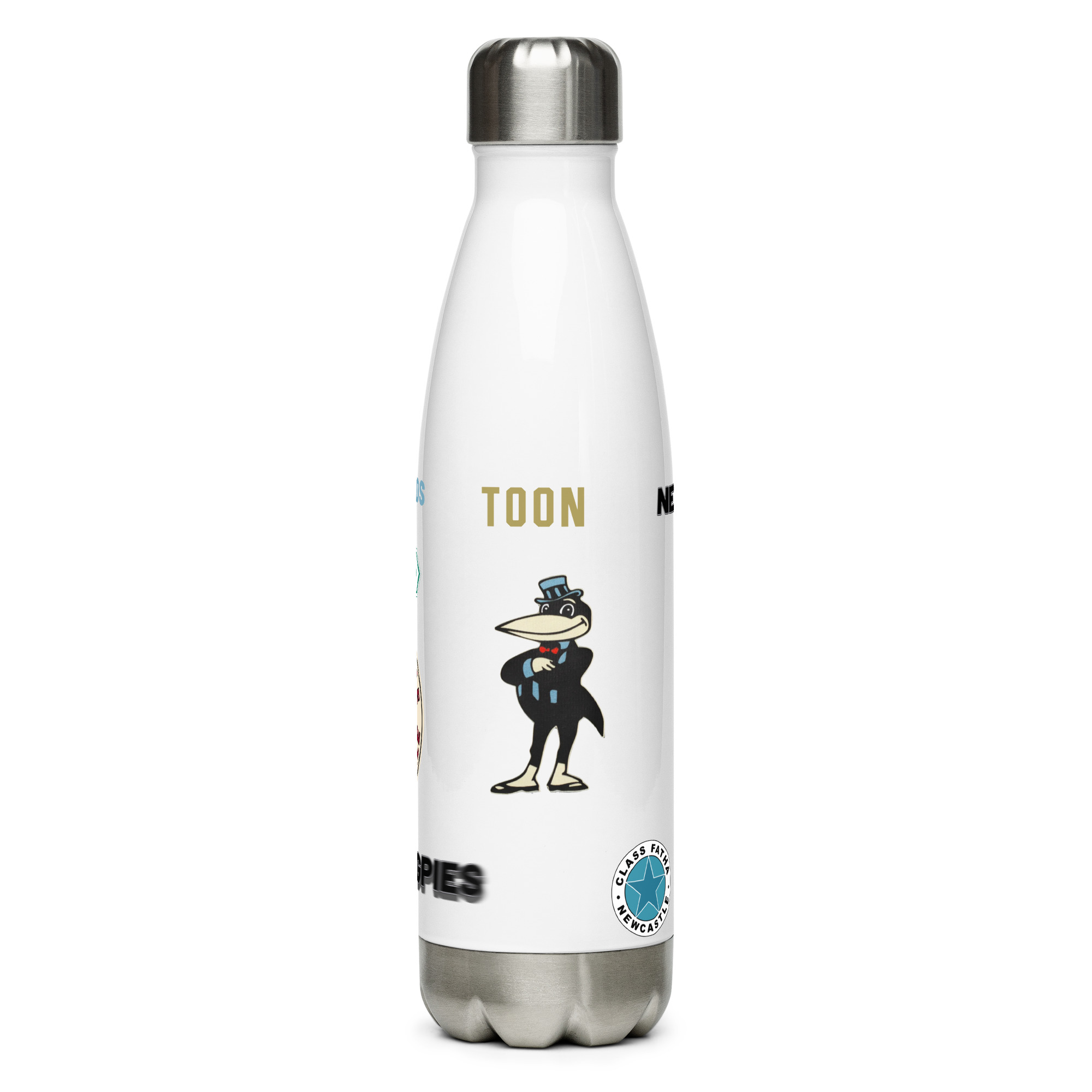 Newcastle Magpies Stainless Steel Water Bottle | Magpies Fan Bottle