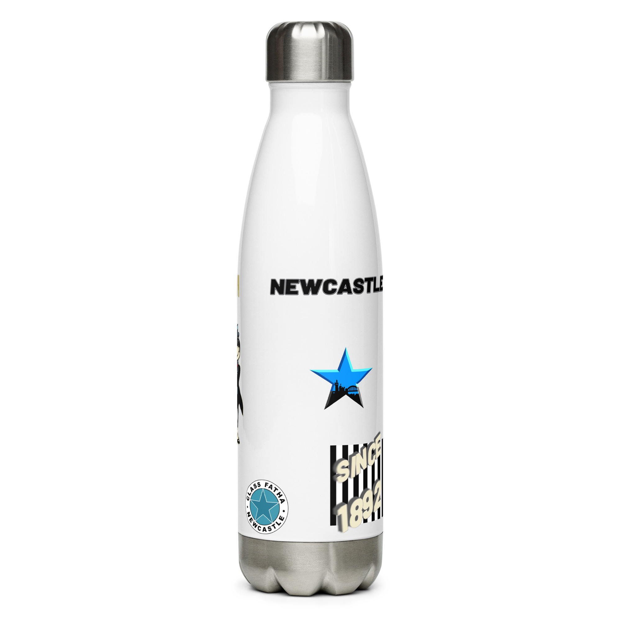 Newcastle Magpies Stainless Steel Water Bottle | Magpies Fan Bottle - Image 13