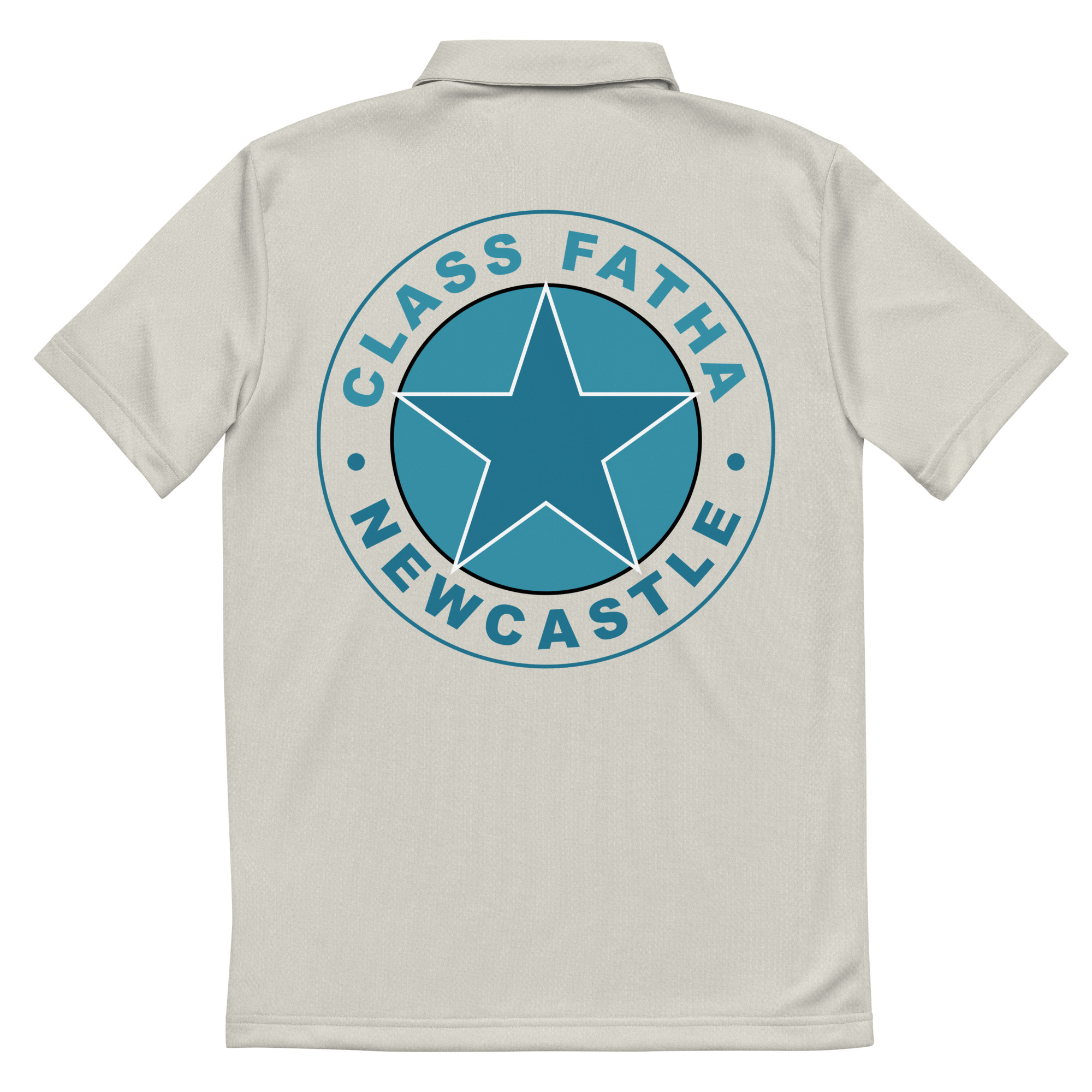 Newcastle The Magpies Class Fatha adidas Space-Dyed Polo Shirt - Image 13
