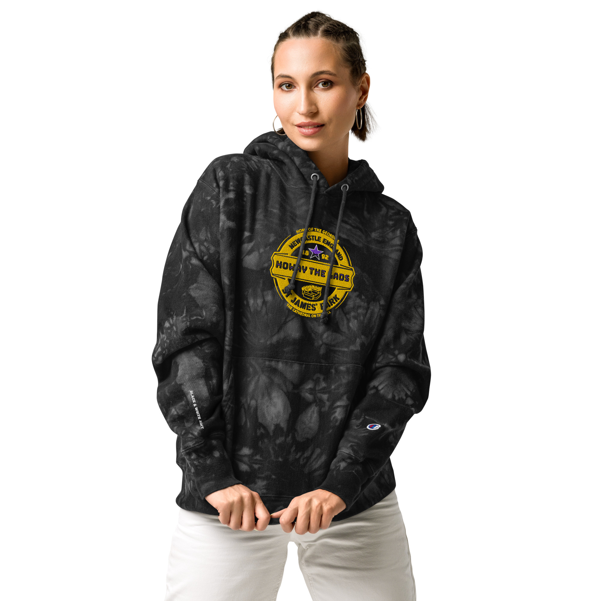 Newcastle Howay The Lads Hoodie | Newcastle United Tie-Dye Hoodie - Image 2