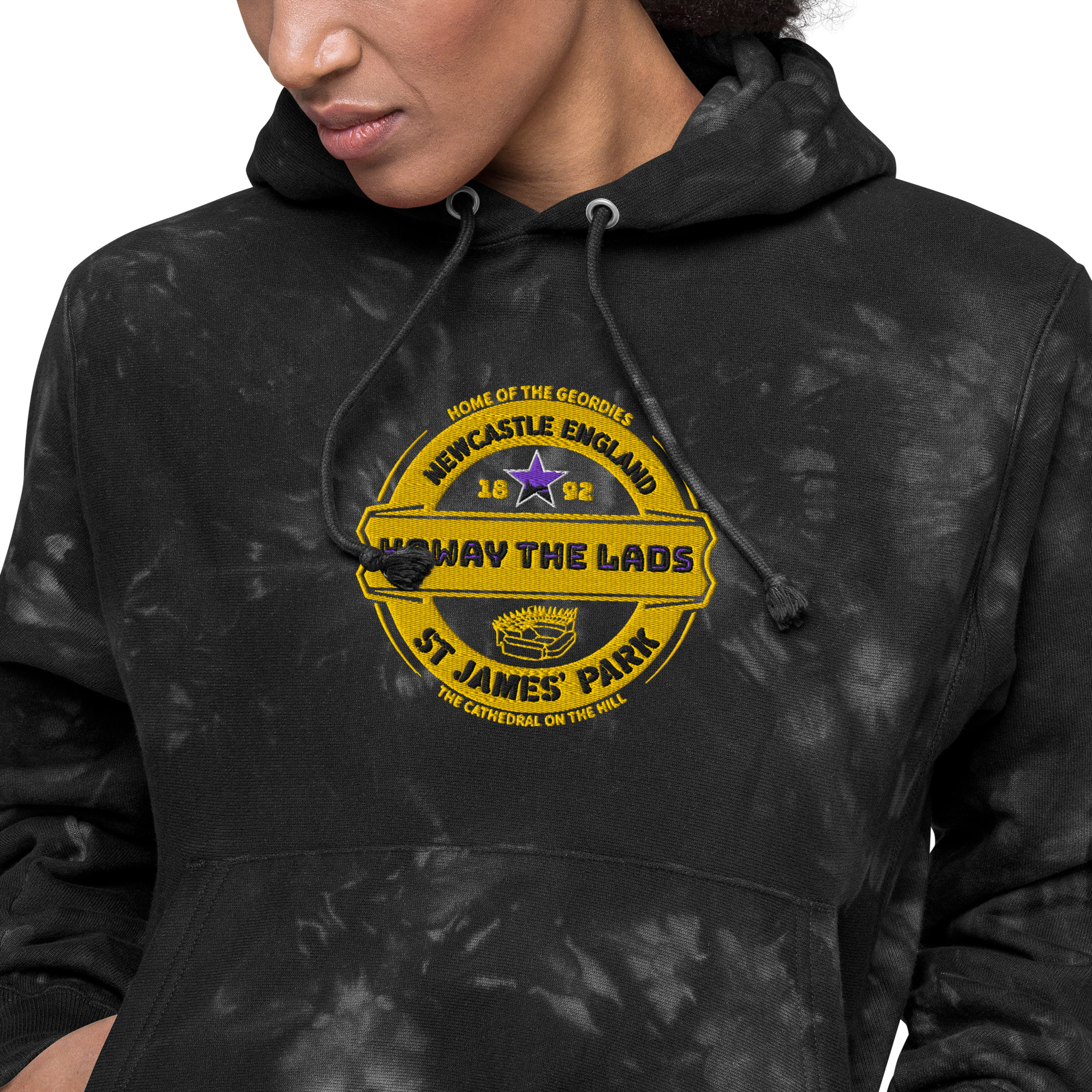 Newcastle Howay The Lads Hoodie | Newcastle United Tie-Dye Hoodie - Image 4