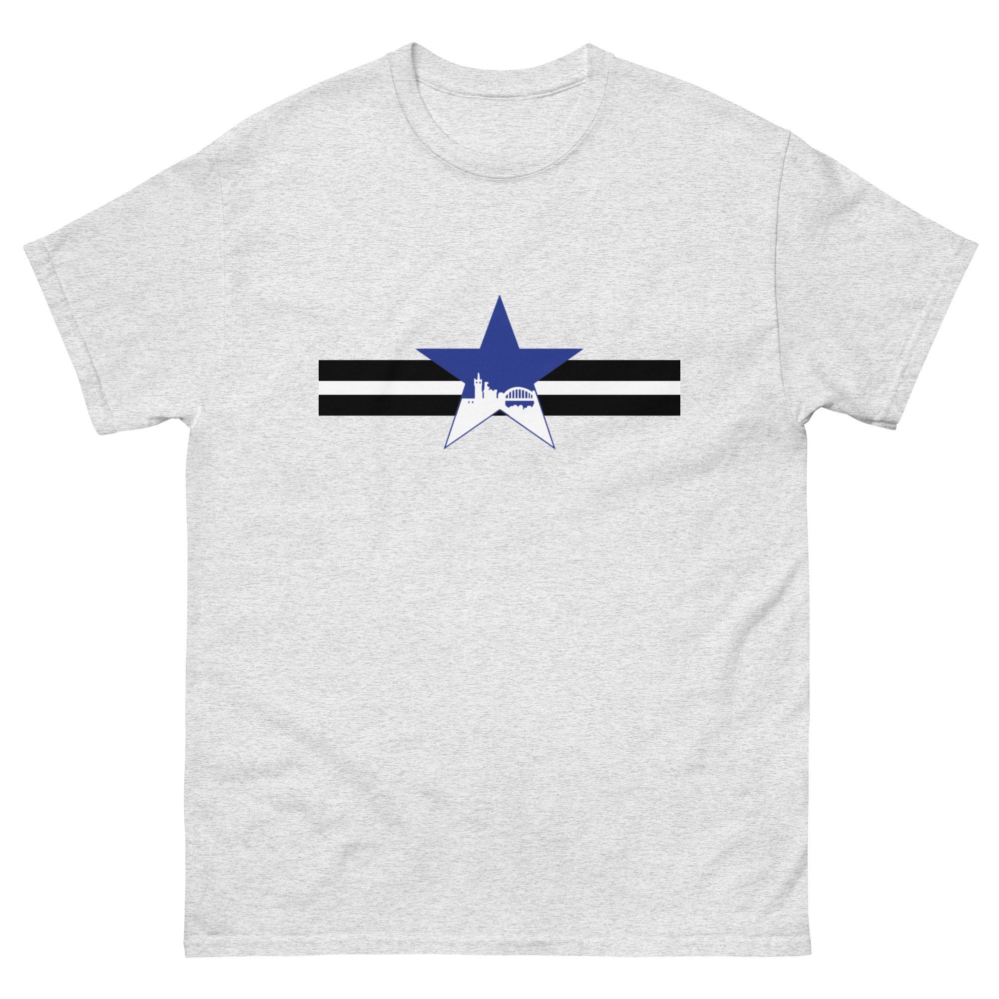 Newcastle Blue Star Shirt | Newcastle Magpies Fan T-Shirt | Newcastle United Gift For Fans - Image 32