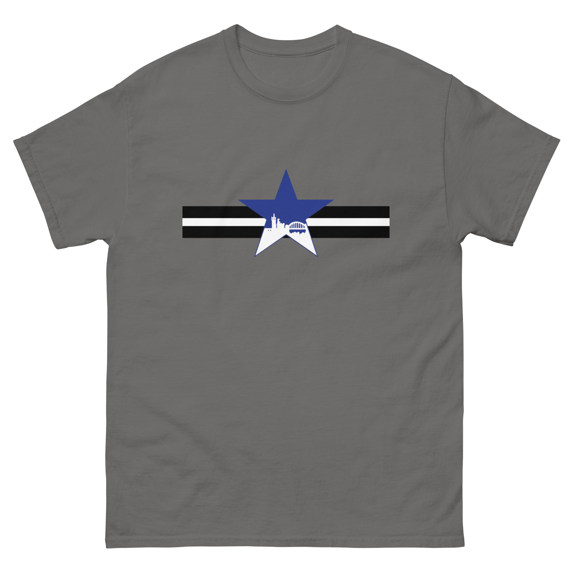 Newcastle Blue Star Shirt | Newcastle Magpies Fan T-Shirt | Newcastle United Gift For Fans - Image 18