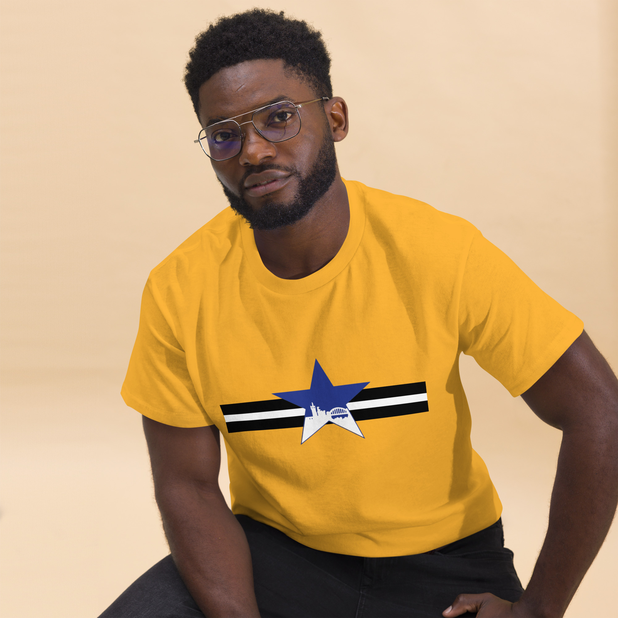 Newcastle Blue Star Shirt | Newcastle Magpies Fan T-Shirt | Newcastle United Gift For Fans - Image 8