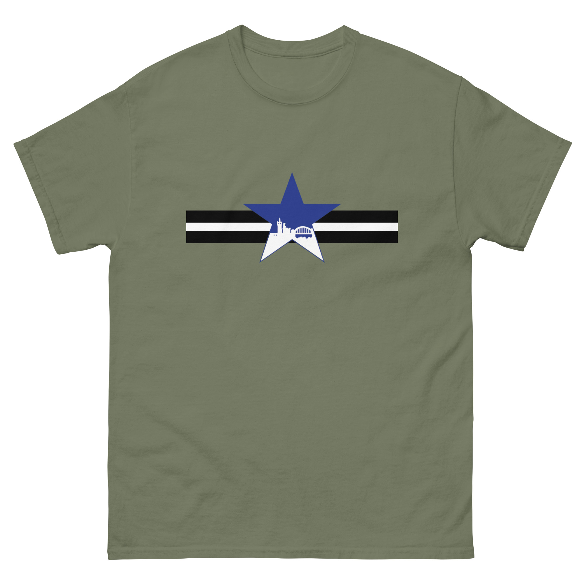 Newcastle Blue Star Shirt | Newcastle Magpies Fan T-Shirt | Newcastle United Gift For Fans - Image 20