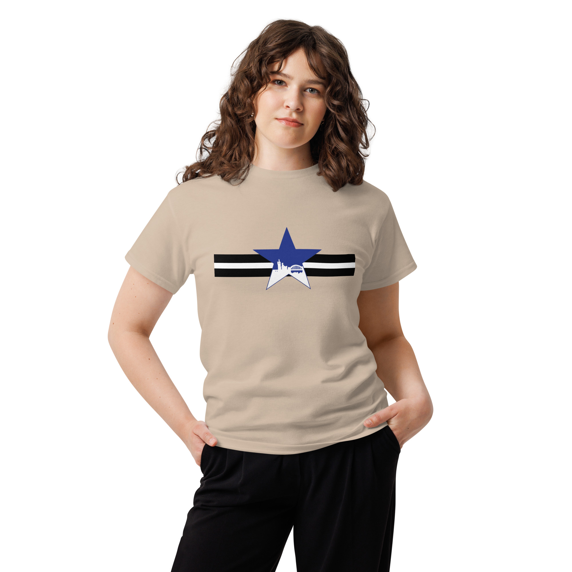 Newcastle Blue Star Shirt | Newcastle Magpies Fan T-Shirt | Newcastle United Gift For Fans - Image 12