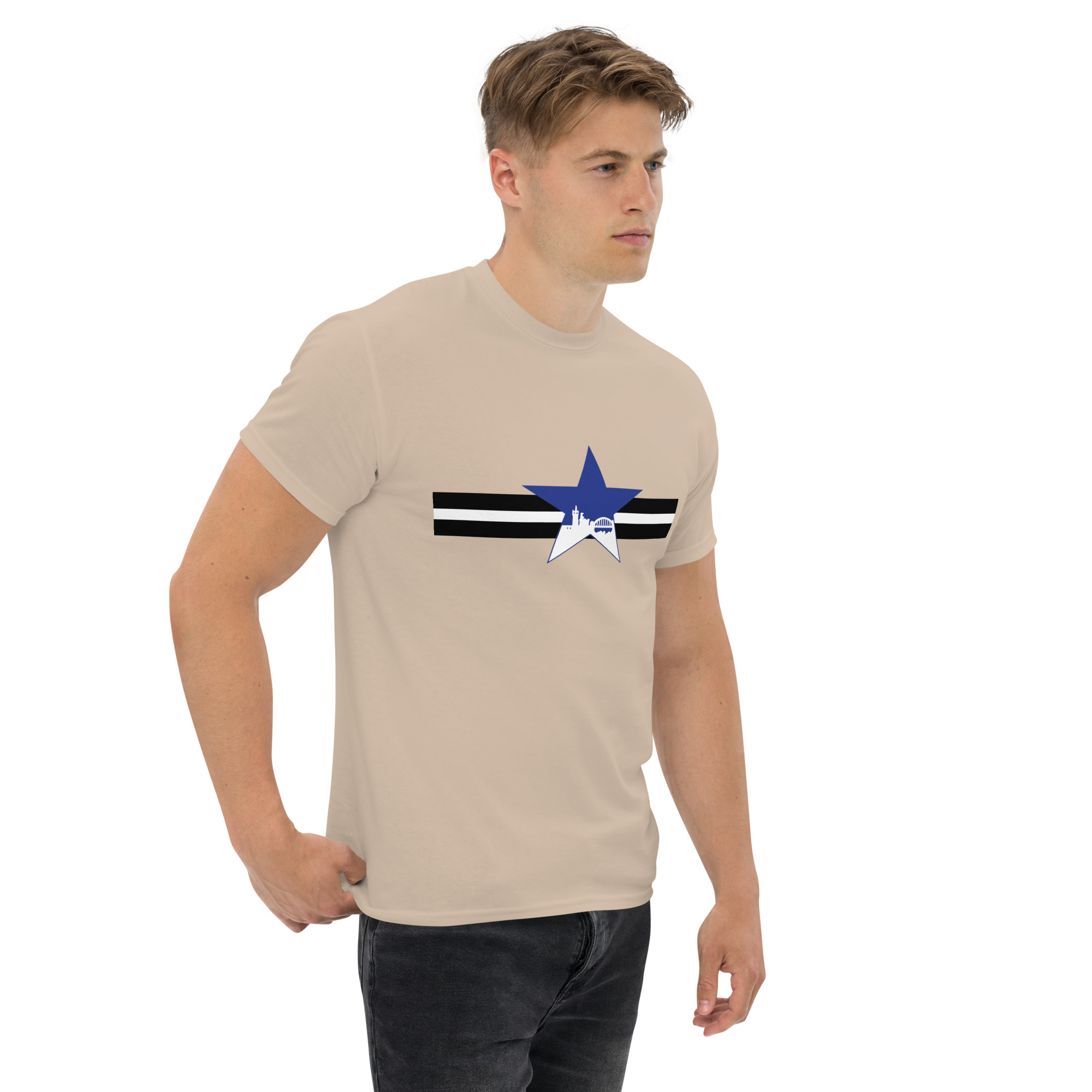 Newcastle Blue Star Shirt | Newcastle Magpies Fan T-Shirt | Newcastle United Gift For Fans - Image 13