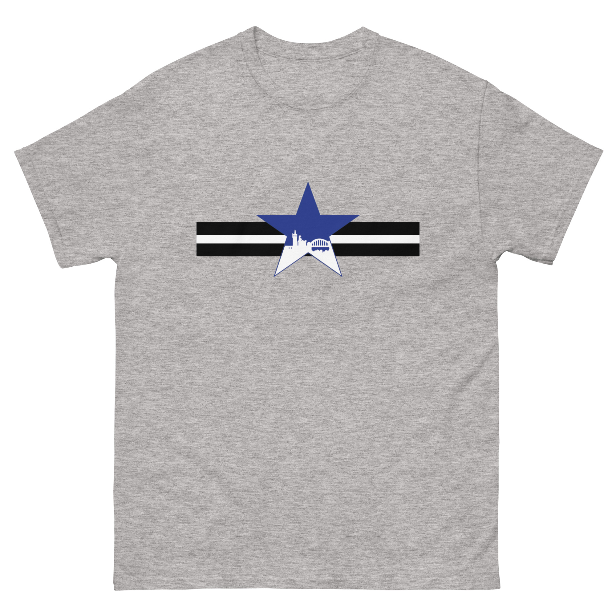 Newcastle Blue Star Shirt | Newcastle Magpies Fan T-Shirt | Newcastle United Gift For Fans - Image 26