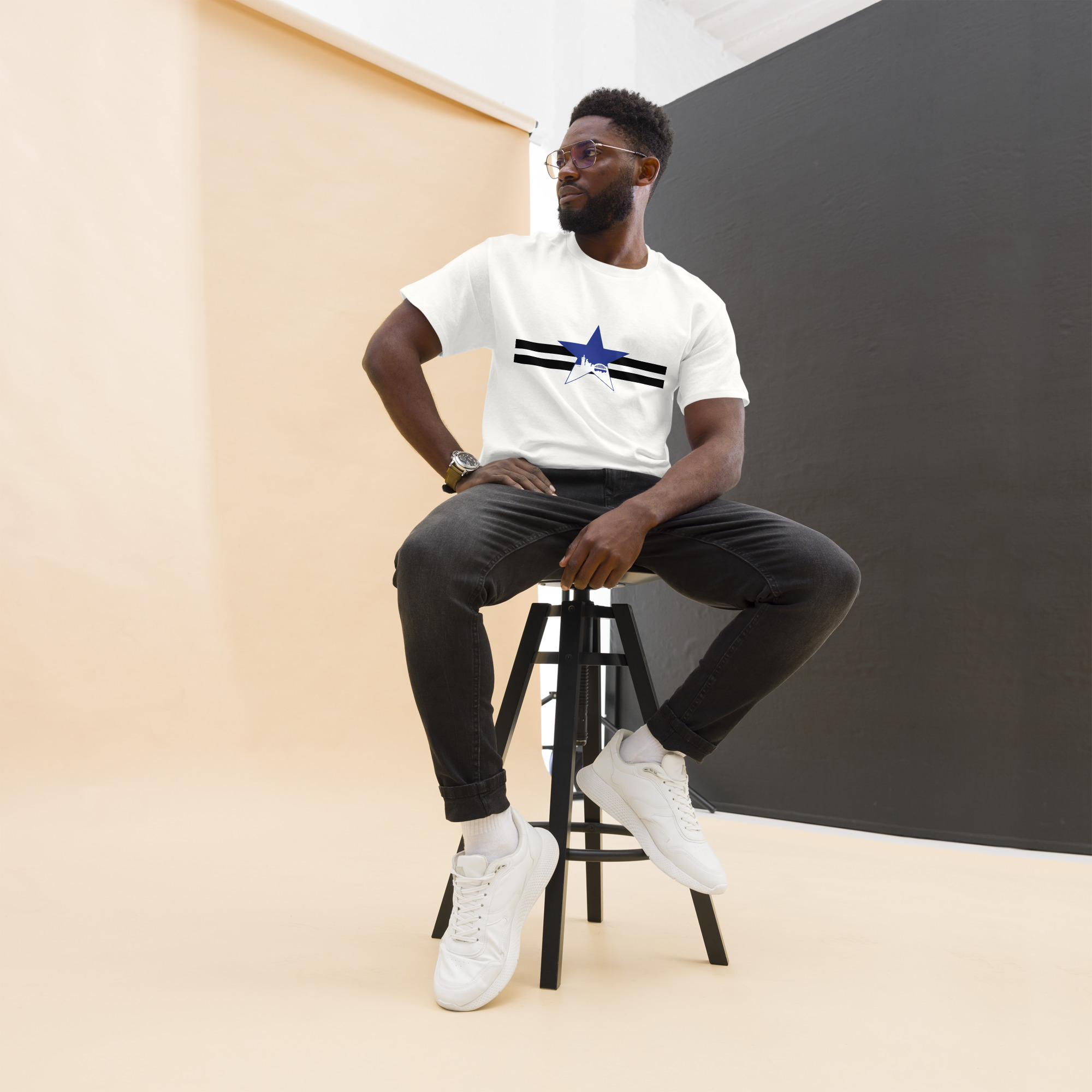 Newcastle Blue Star Shirt | Newcastle Magpies Fan T-Shirt | Newcastle United Gift For Fans - Image 16