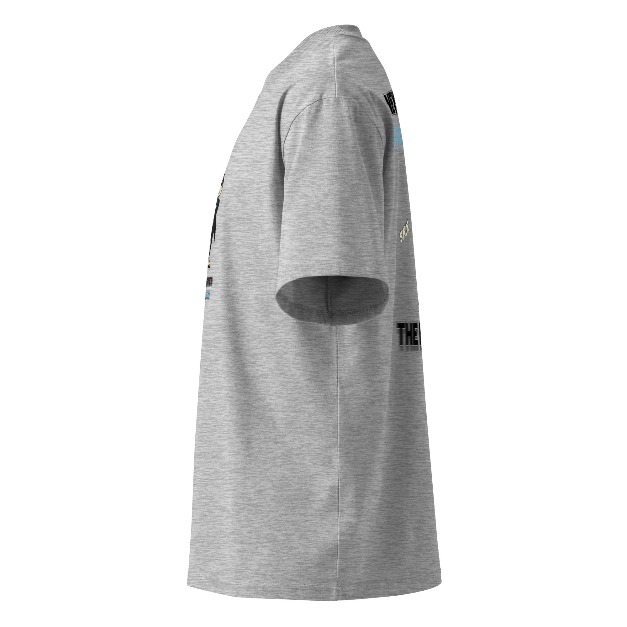 Newcastle Magpies Howay The Lads Unisex Organic Oversized High Neck T-Shirt - Image 19