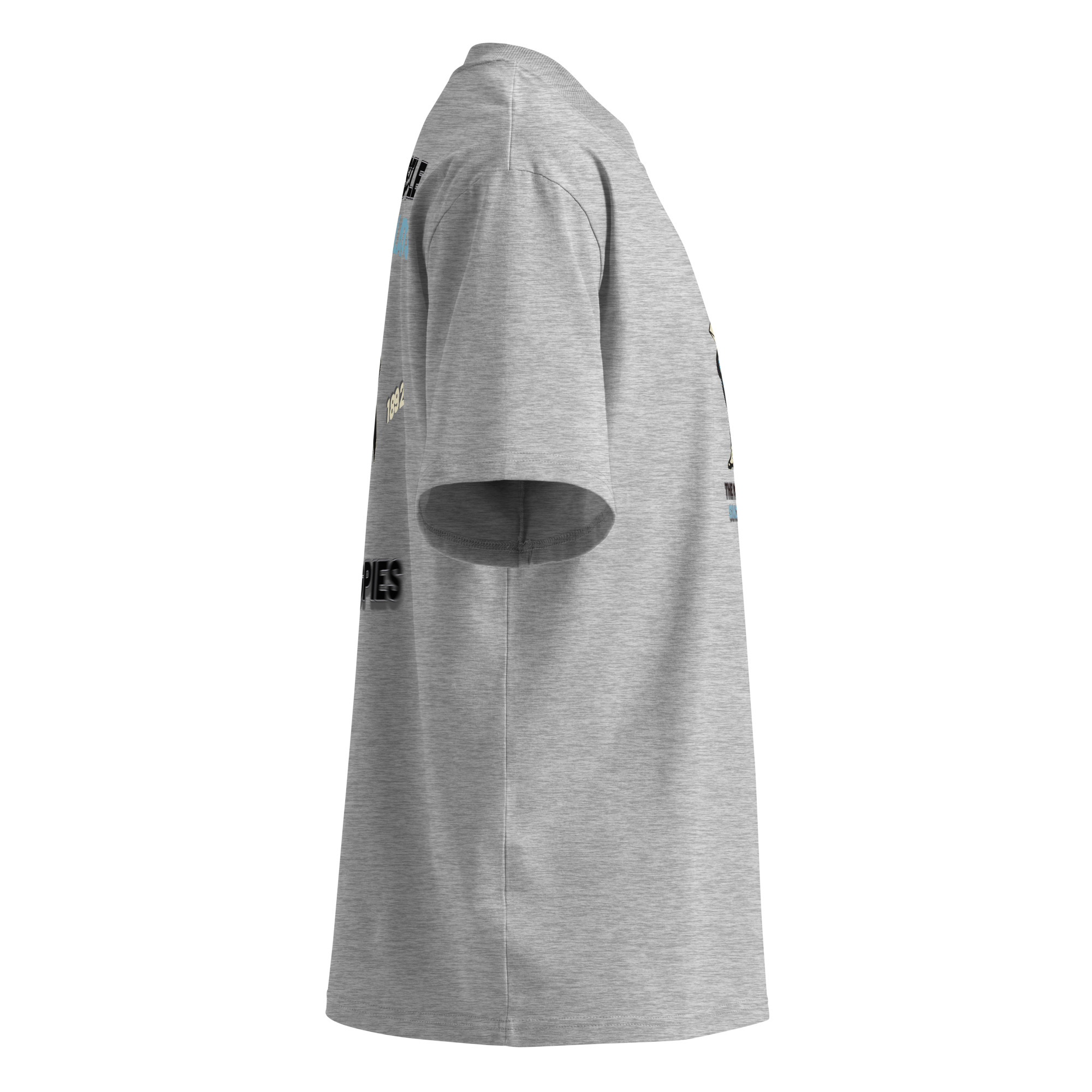 Newcastle Magpies Howay The Lads Unisex Organic Oversized High Neck T-Shirt - Image 18