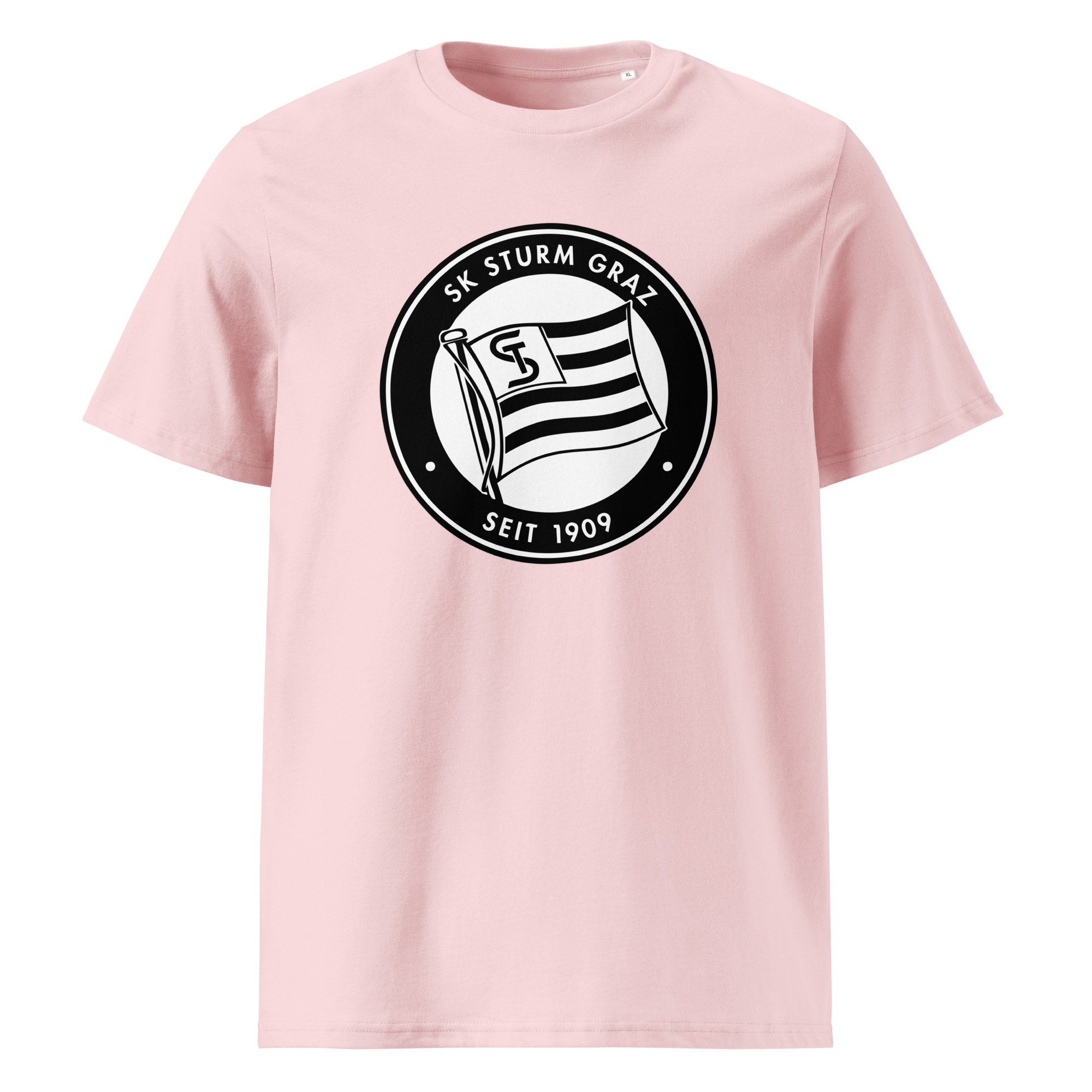 SK Sturm Graz Unisex Organic Ribbed Neck T-Shirt | Sturm Graz Fan Tee - Image 11