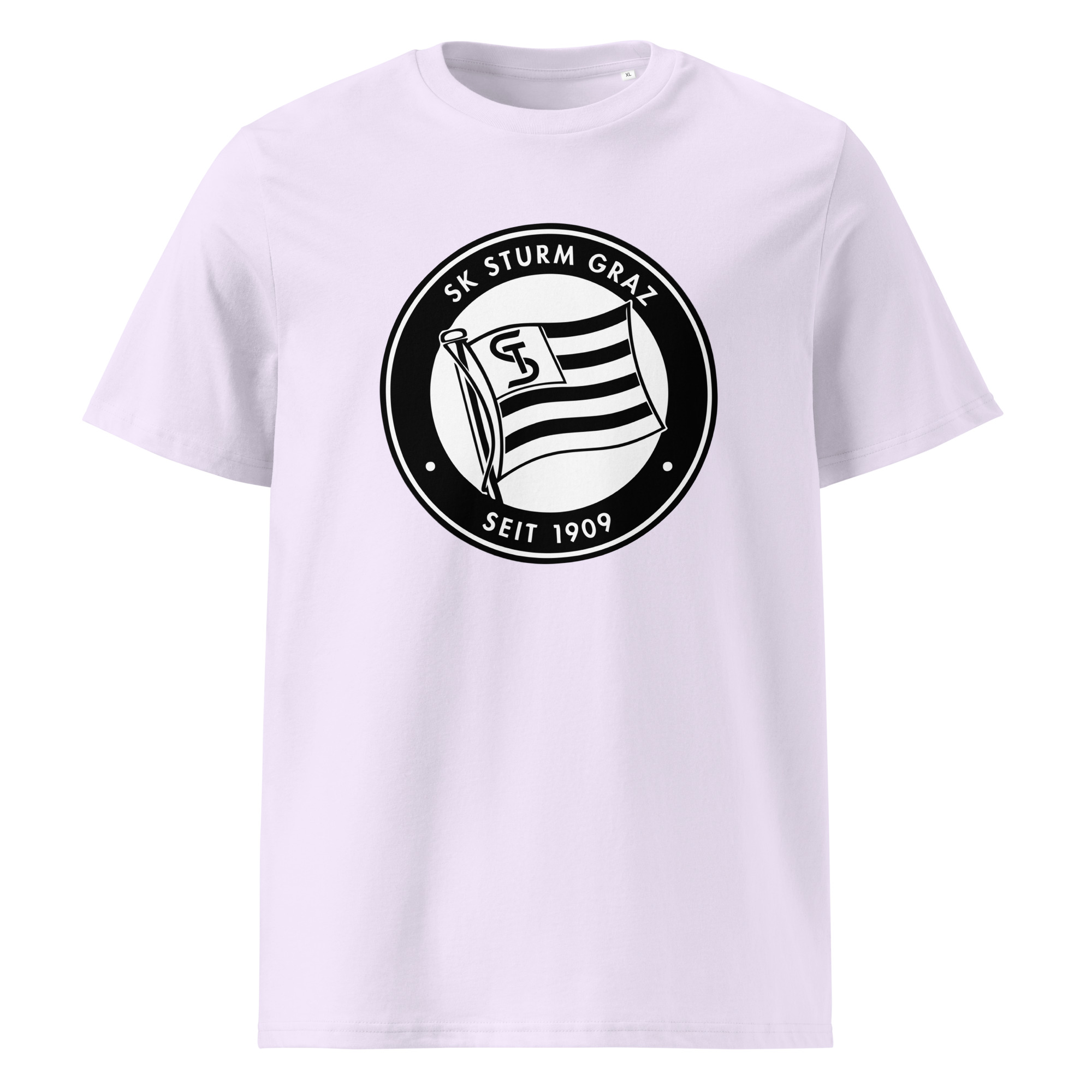 SK Sturm Graz Unisex Organic Ribbed Neck T-Shirt | Sturm Graz Fan Tee - Image 12