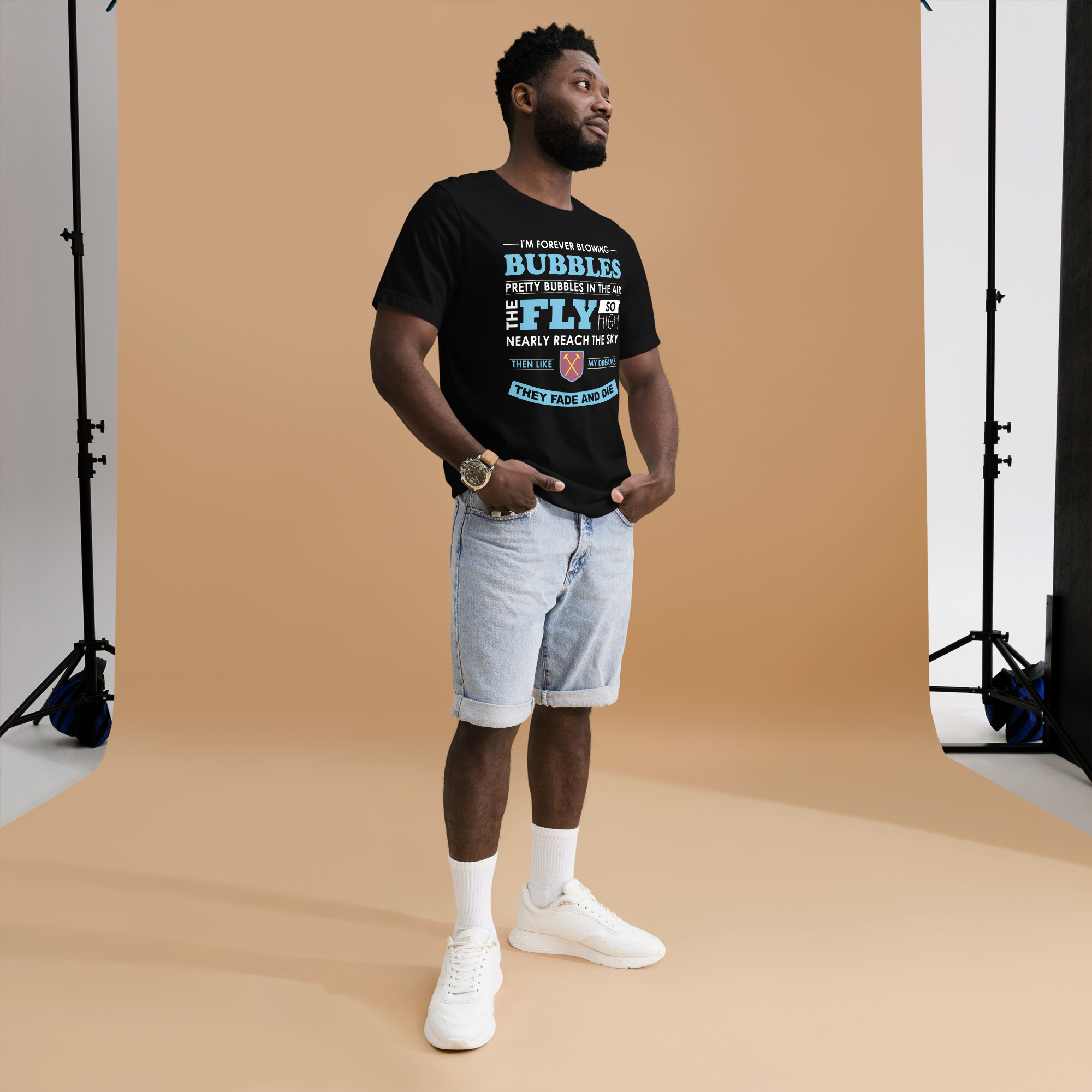 West Ham Forever Blowing Bubbles Unisex T-Shirt - Image 6