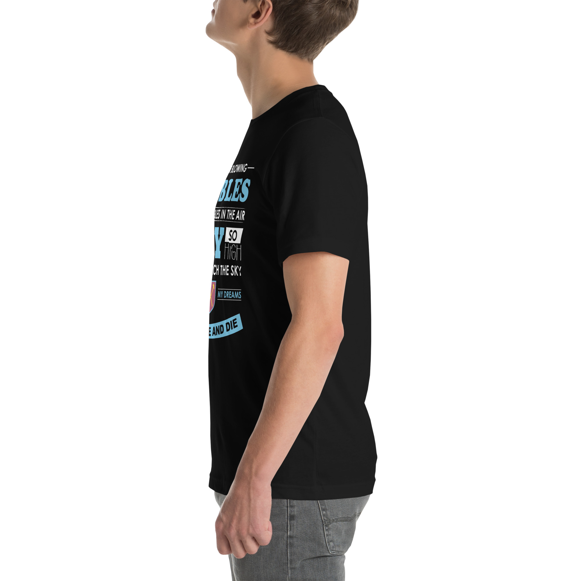 West Ham Forever Blowing Bubbles Unisex T-Shirt - Image 19