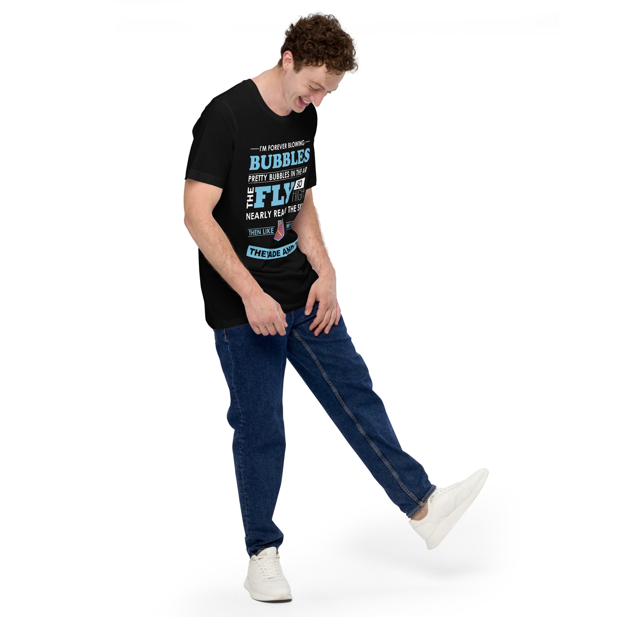 West Ham Forever Blowing Bubbles Unisex T-Shirt - Image 5