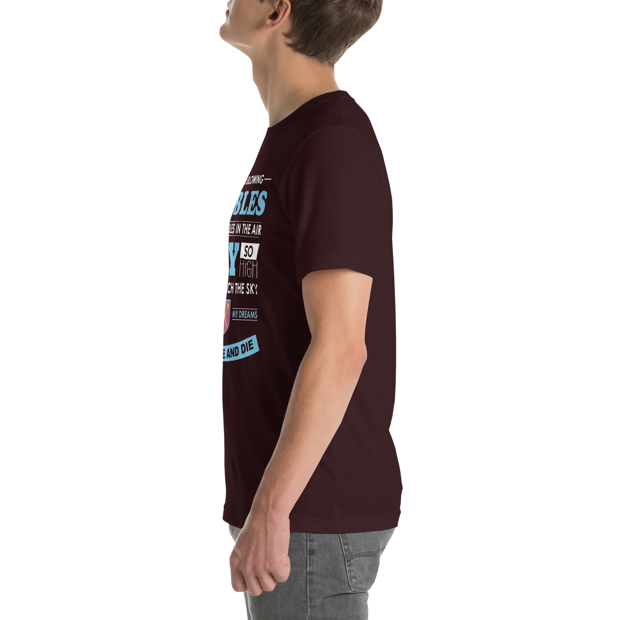 West Ham Forever Blowing Bubbles Unisex T-Shirt - Image 31