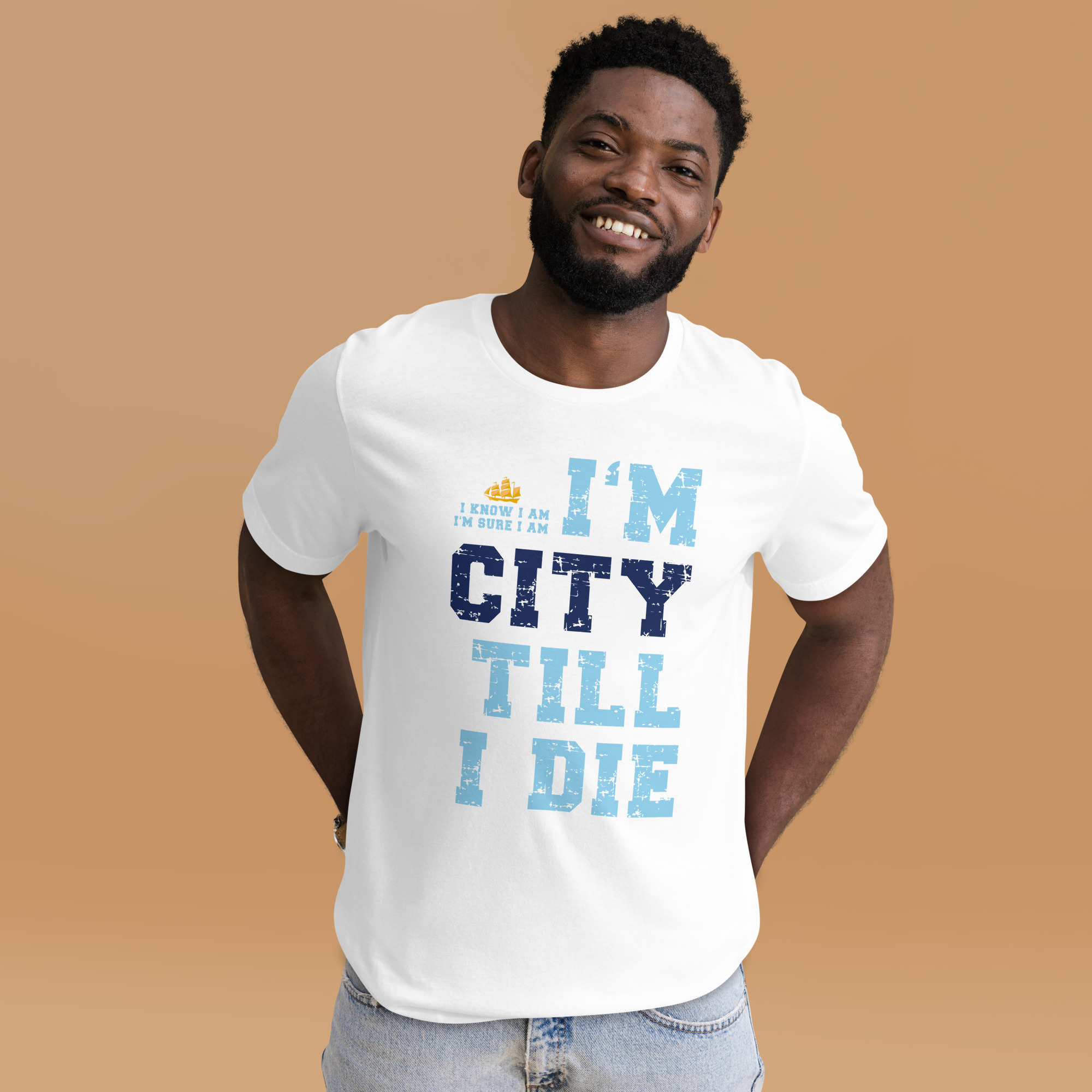 I'm City Till I Die Unisex T-Shirt Manchester City Fan T-Shirt - Image 4