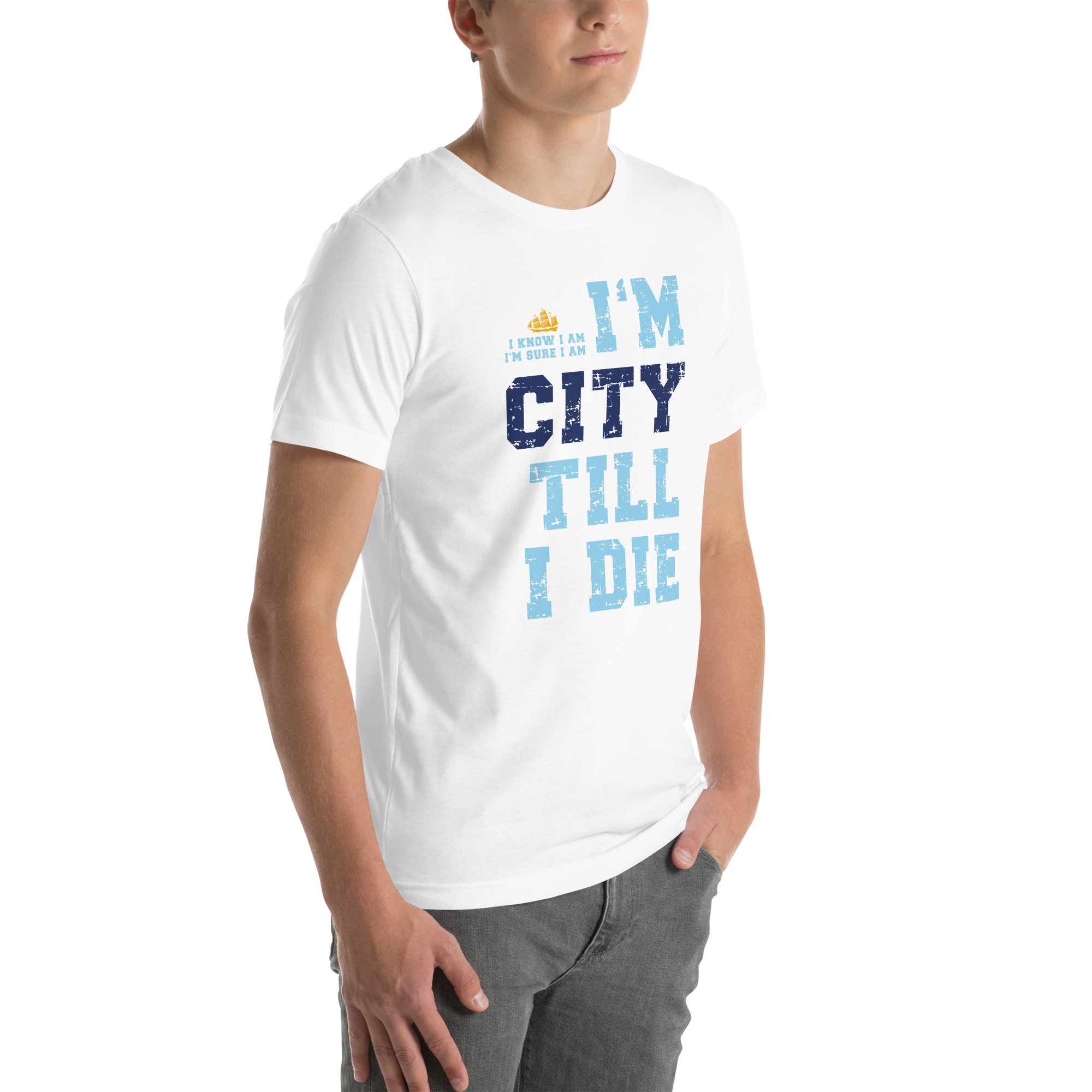 I'm City Till I Die Unisex T-Shirt Manchester City Fan T-Shirt - Image 33