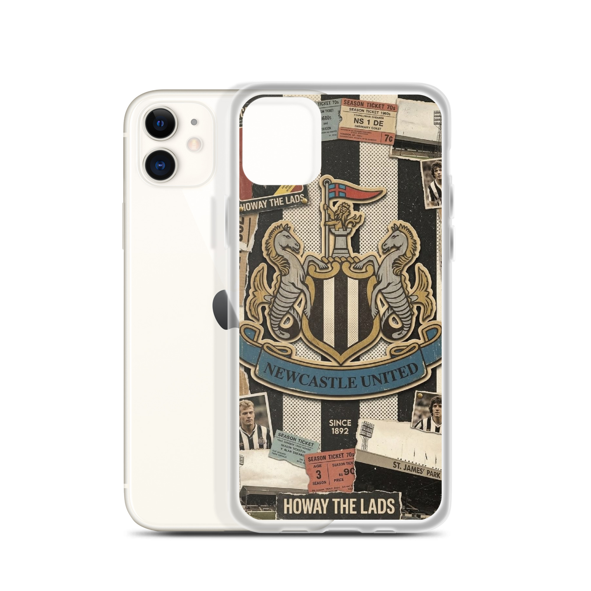 Newcastle Howay The Lads iPhone® Case – Magpies Football Fan Gift - Image 7