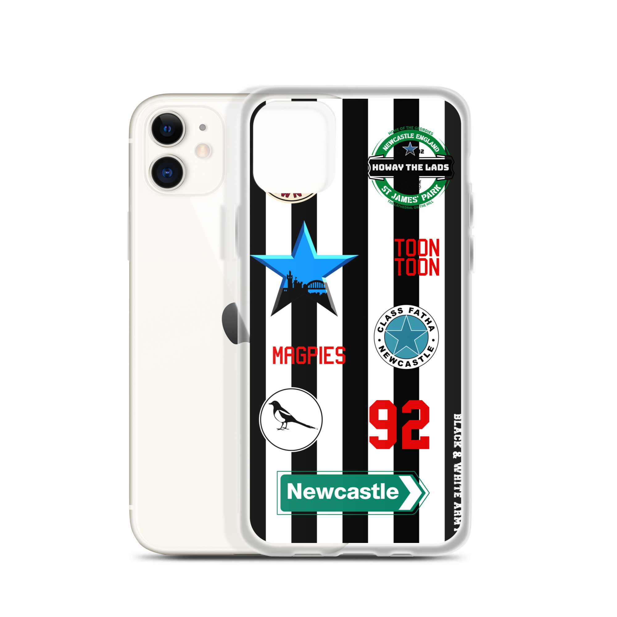 Howay The Lads iPhone® Case – Newcastle Magpies Football Fan Gift - Image 7