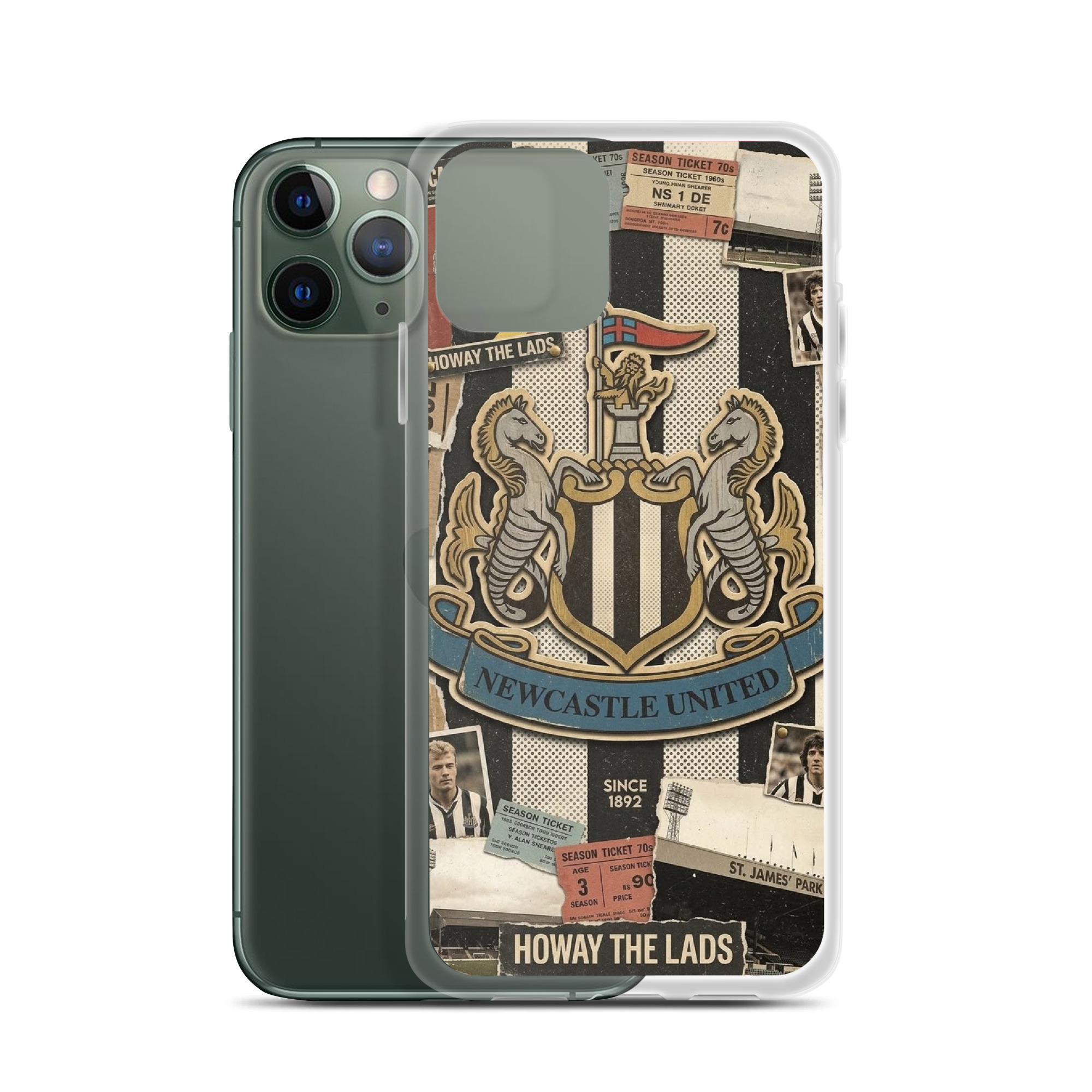 Newcastle Howay The Lads iPhone® Case – Magpies Football Fan Gift - Image 5