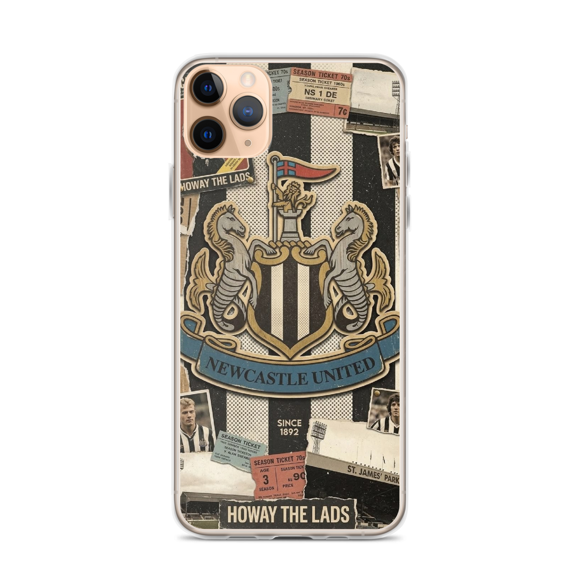 Newcastle Howay The Lads iPhone® Case – Magpies Football Fan Gift - Image 2