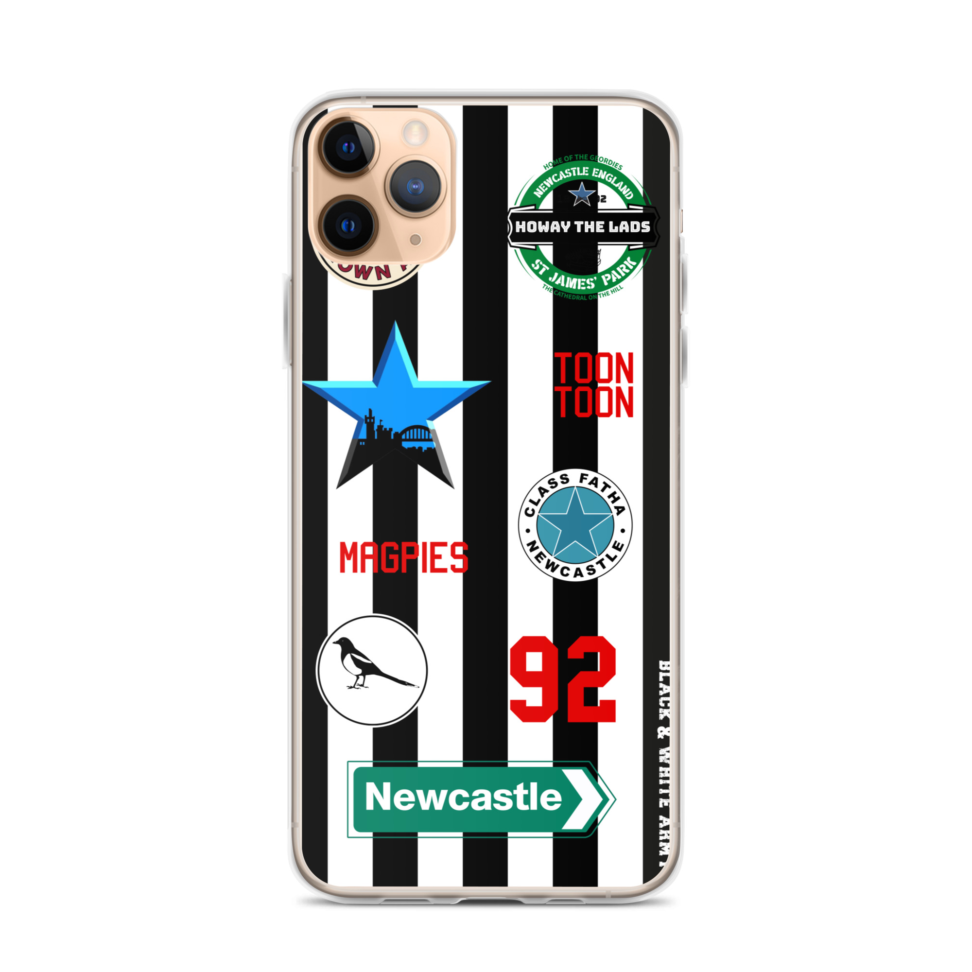Howay The Lads iPhone® Case – Newcastle Magpies Football Fan Gift - Image 2