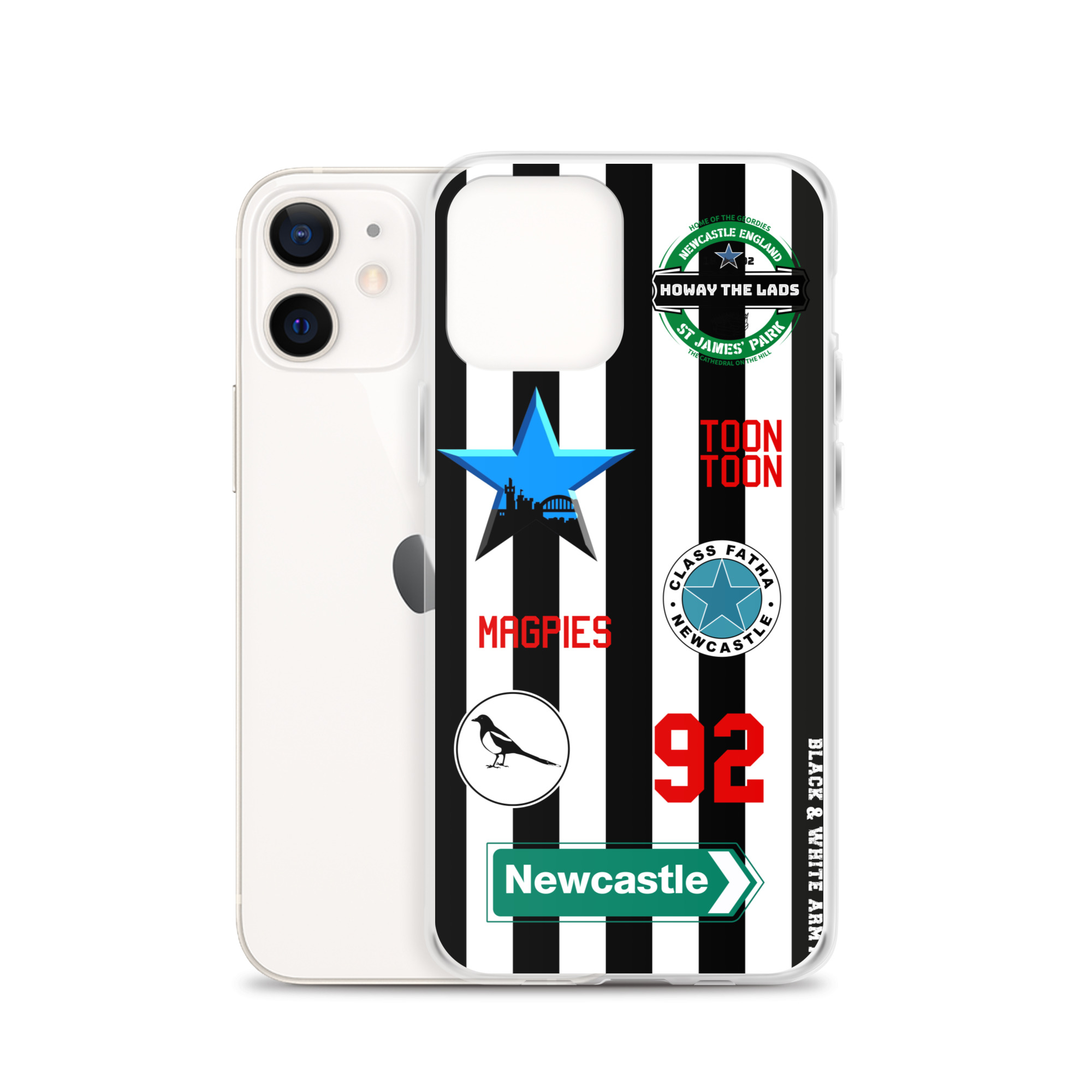 Howay The Lads iPhone® Case – Newcastle Magpies Football Fan Gift - Image 15