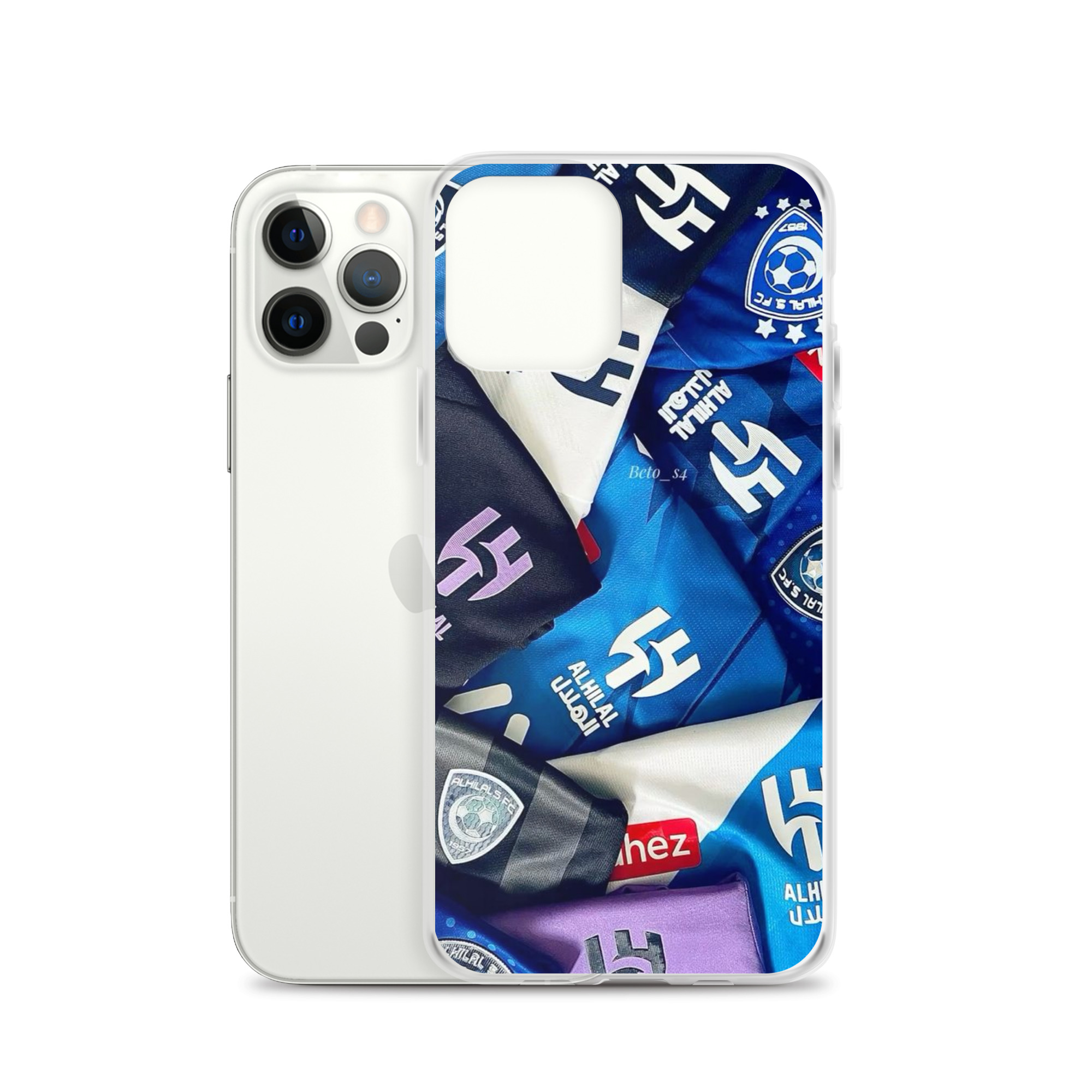 Al Hilal Saudi Club Blue Power Clear Case for iPhone® - Image 6