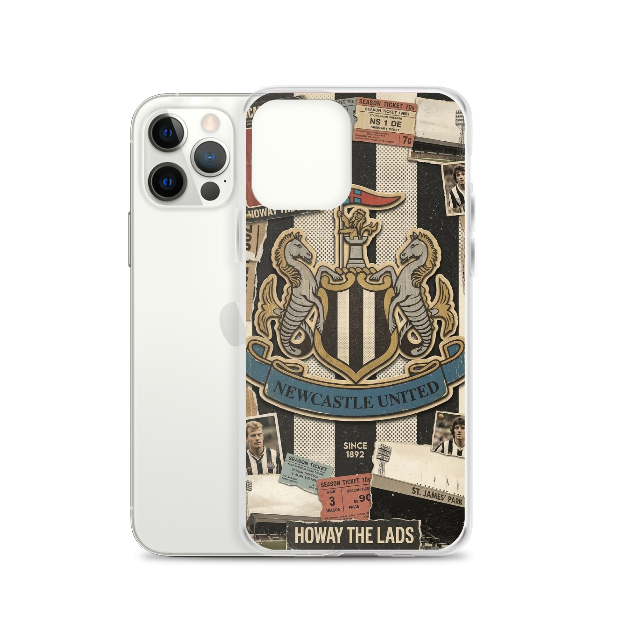 Newcastle Howay The Lads iPhone® Case – Magpies Football Fan Gift - Image 13