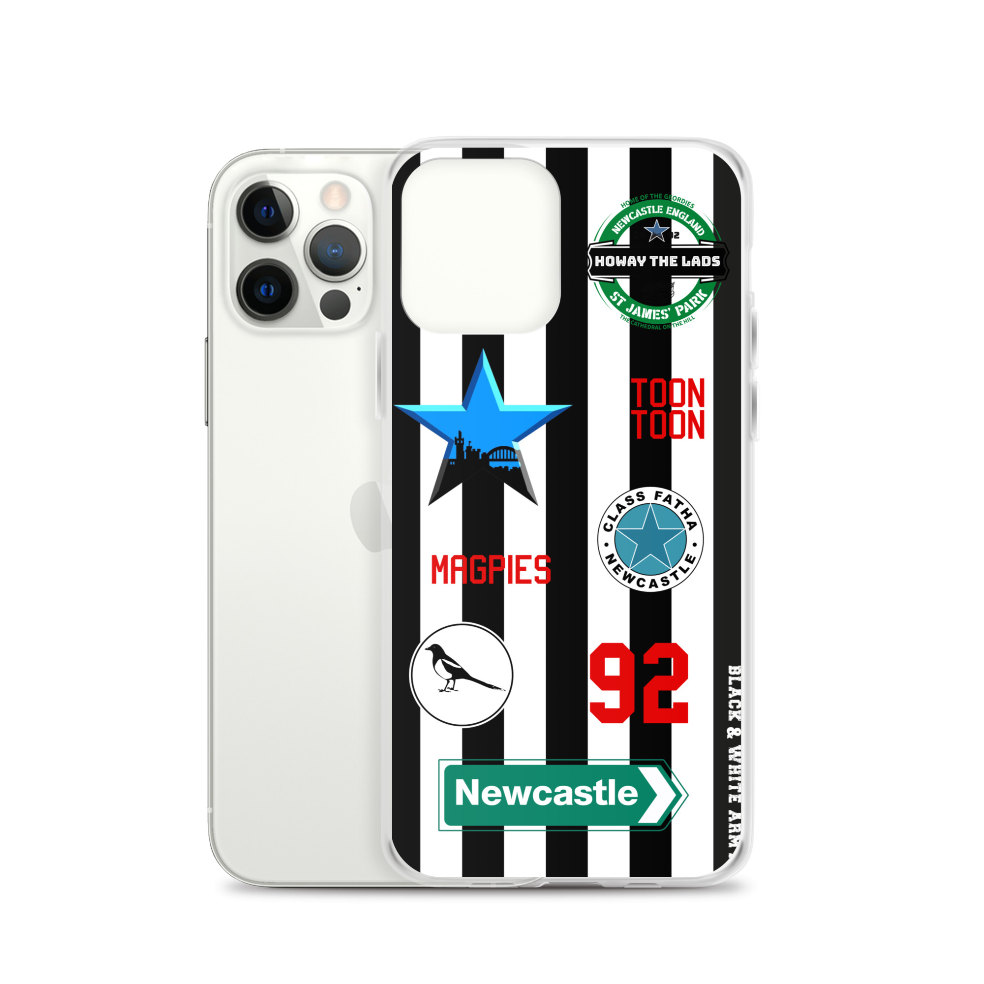 Howay The Lads iPhone® Case – Newcastle Magpies Football Fan Gift - Image 13