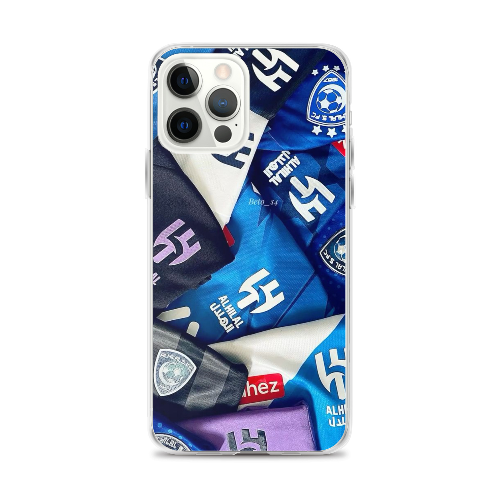 Al Hilal Saudi Club Blue Power Clear Case for iPhone® - Image 3