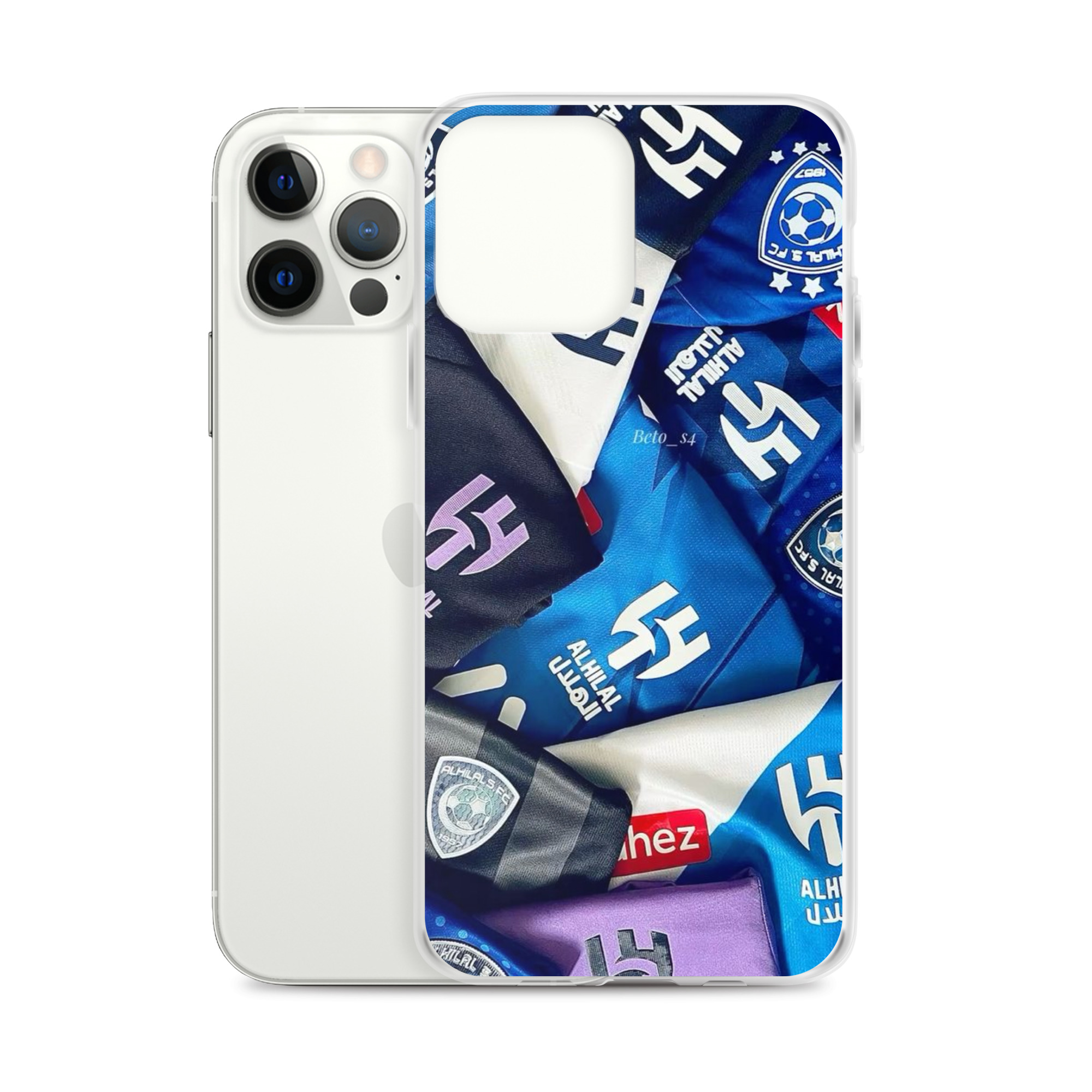 Al Hilal Saudi Club Blue Power Clear Case for iPhone® - Image 4