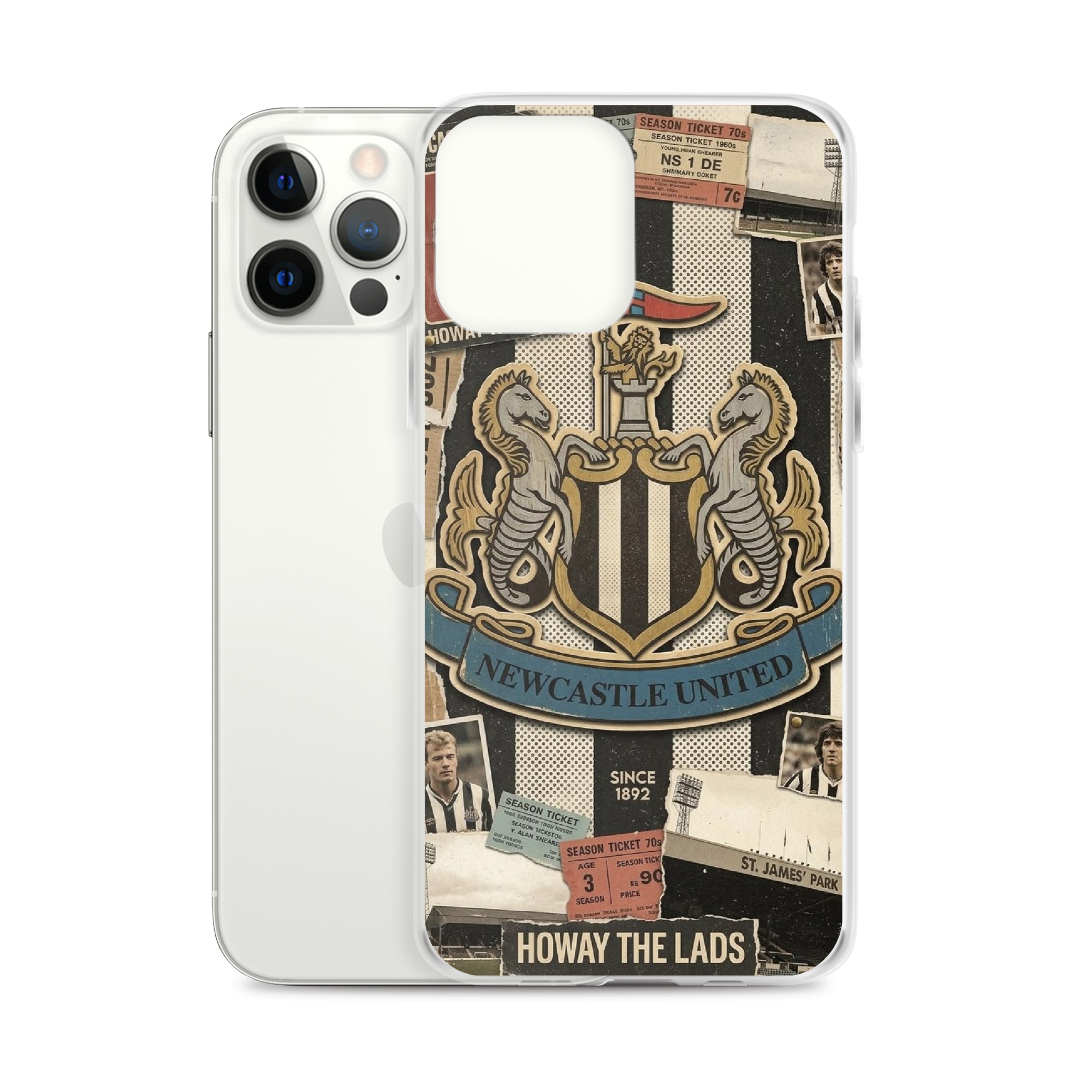 Newcastle Howay The Lads iPhone® Case – Magpies Football Fan Gift - Image 11
