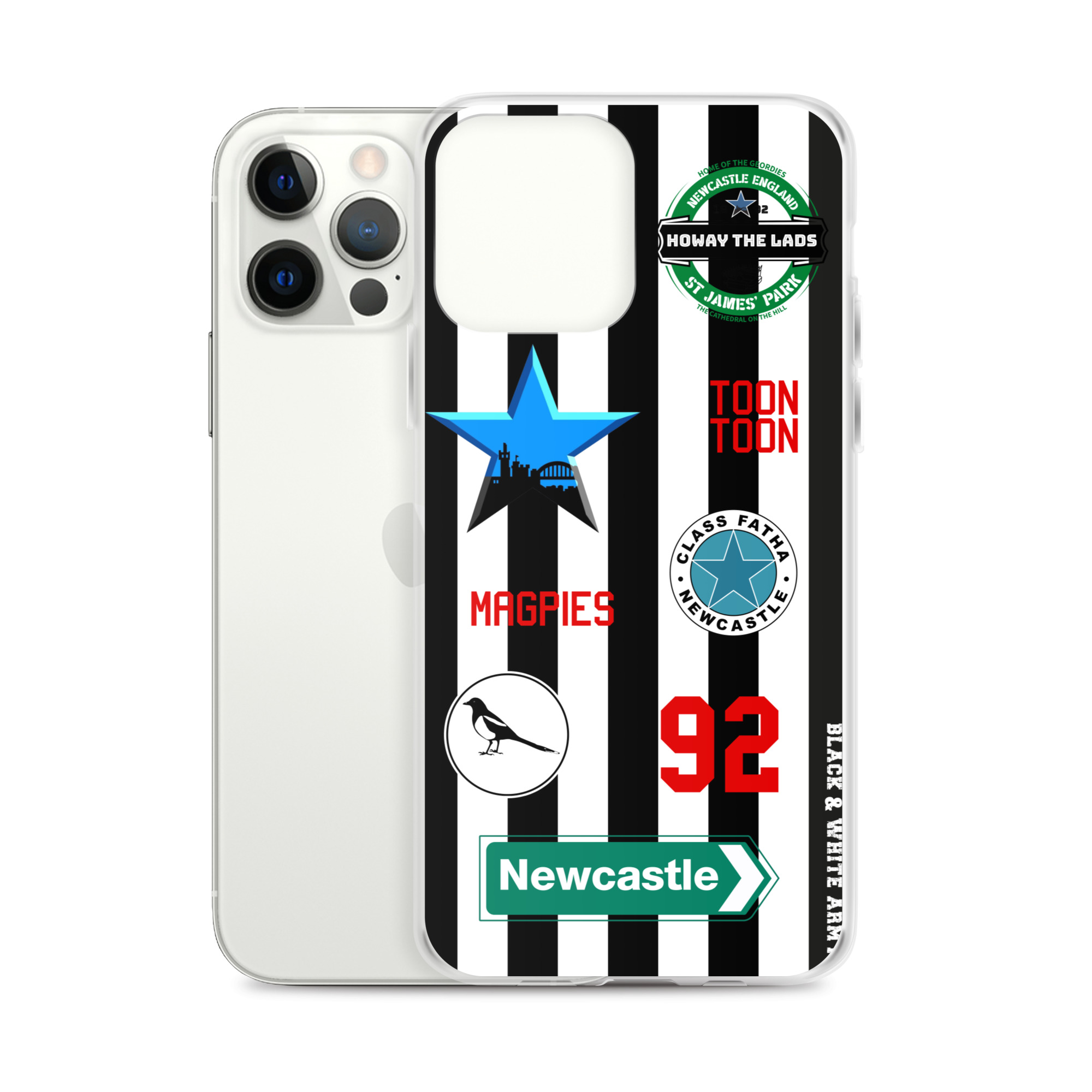 Howay The Lads iPhone® Case – Newcastle Magpies Football Fan Gift - Image 11