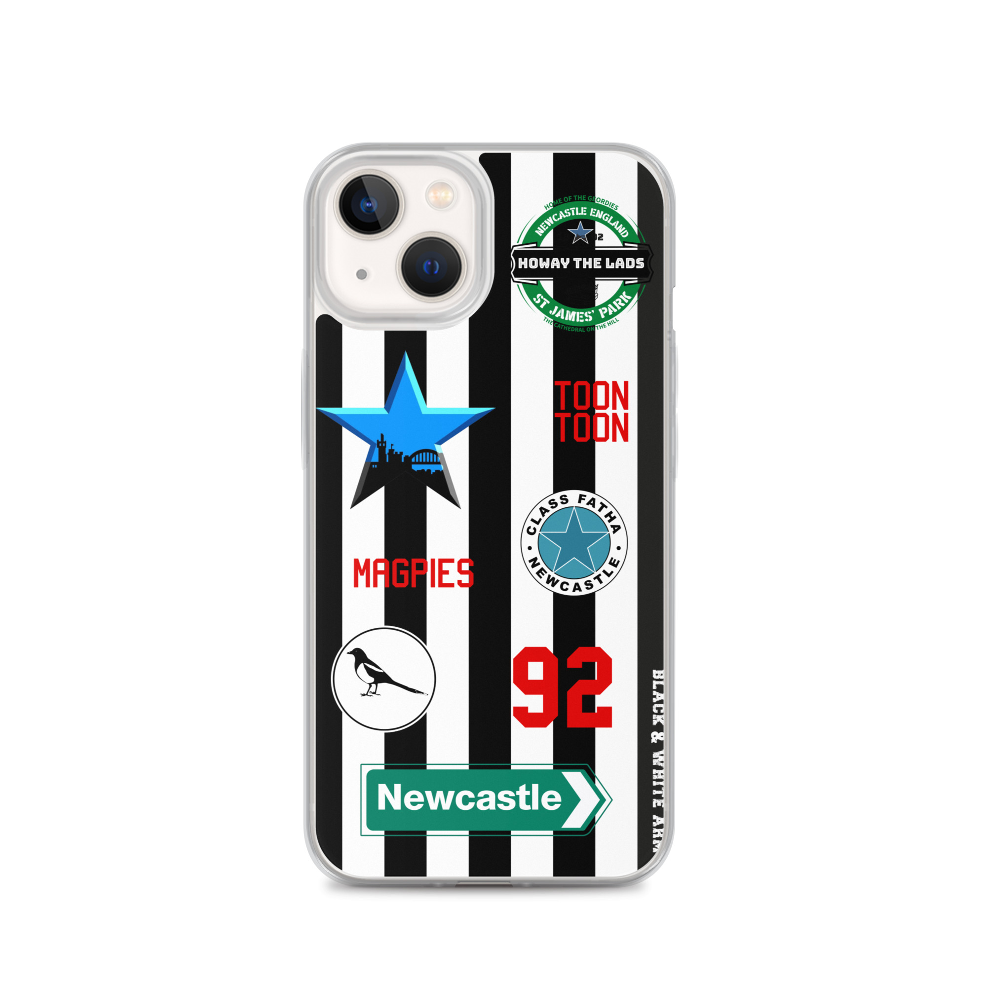 Howay The Lads iPhone® Case – Newcastle Magpies Football Fan Gift - Image 22